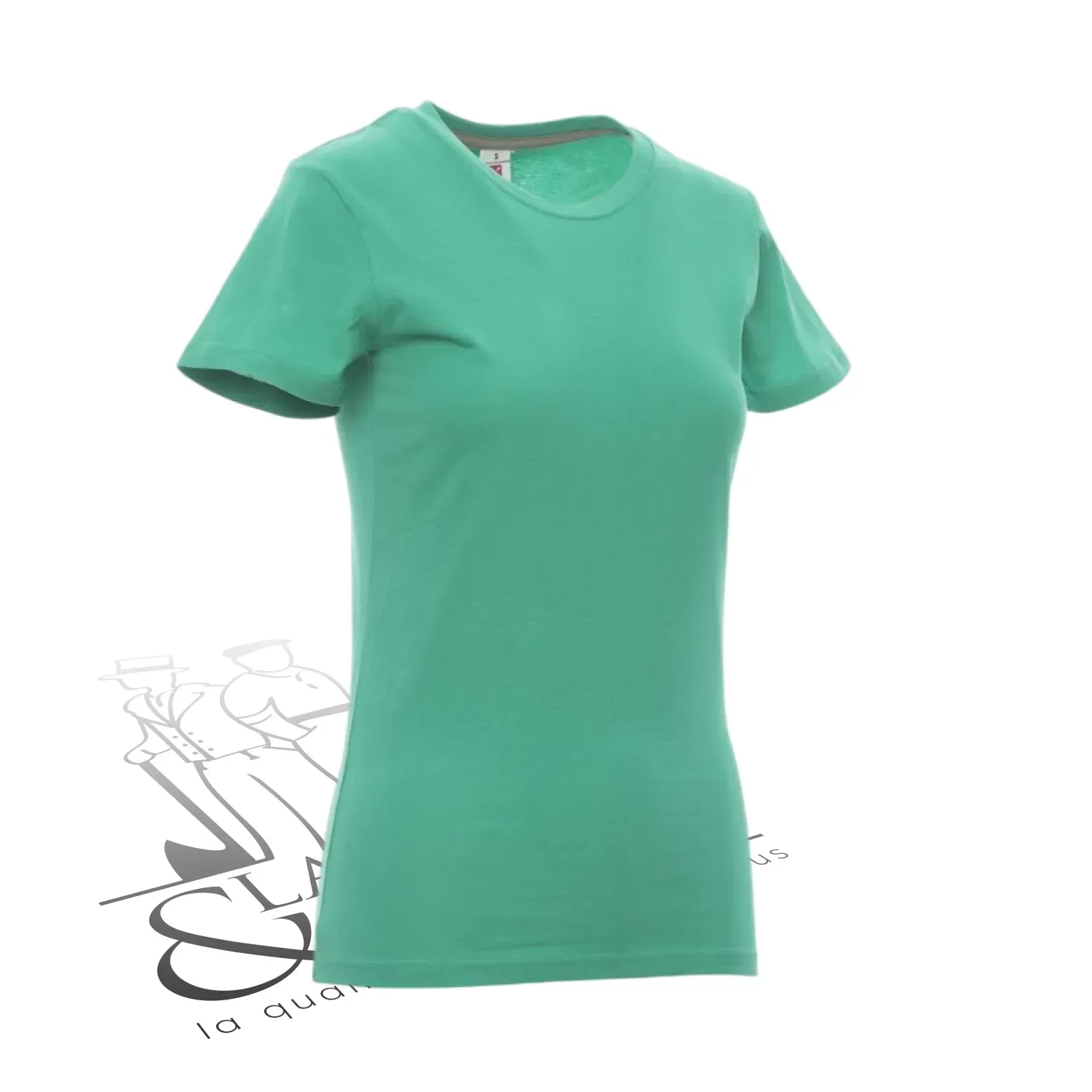 T-shirt de travail femme col rond