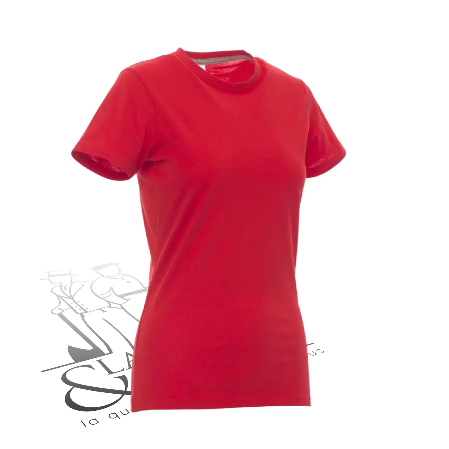 T-shirt de travail femme col rond