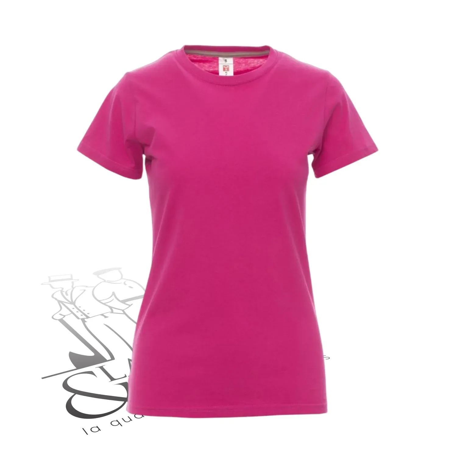 T-shirt de travail femme col rond