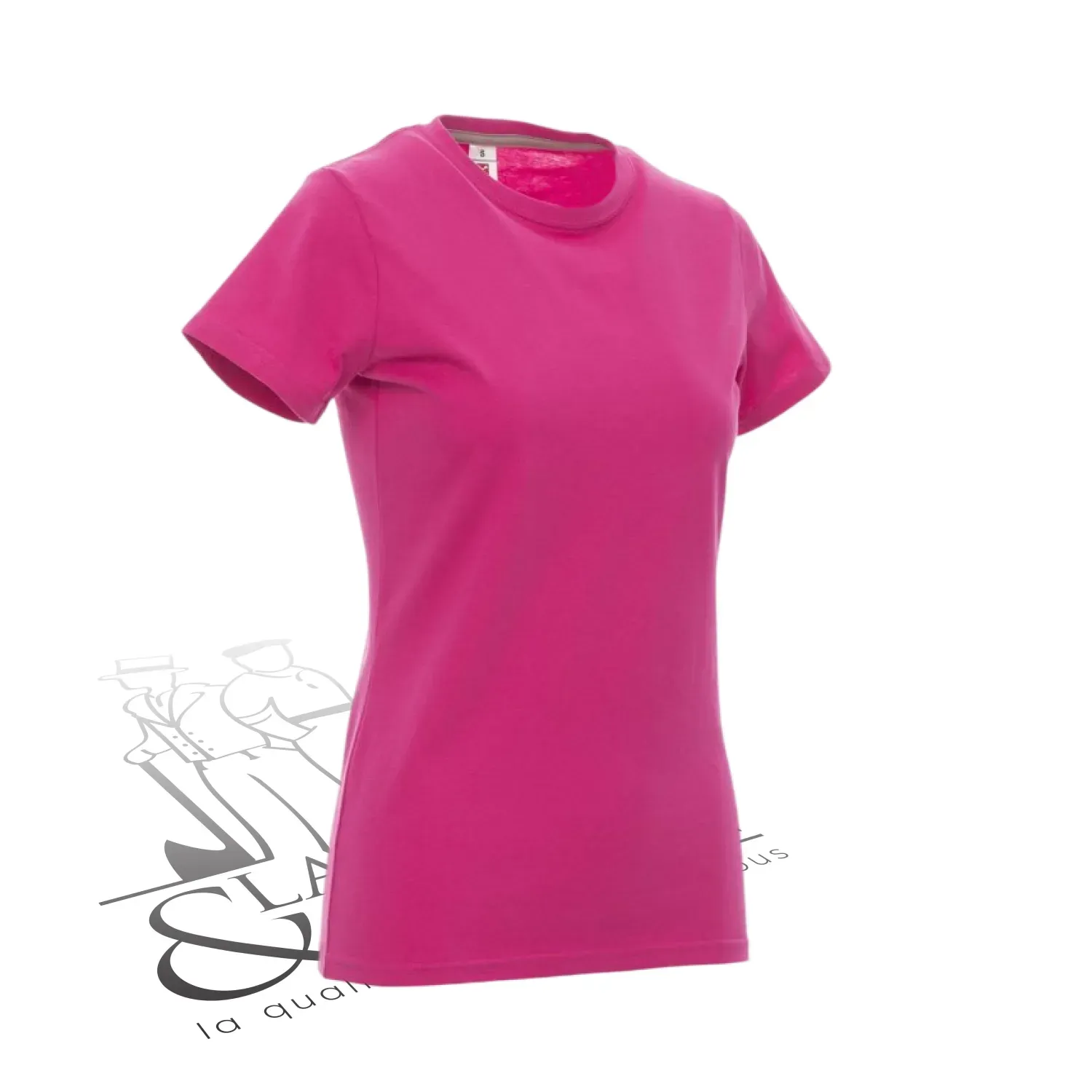 T-shirt de travail femme col rond