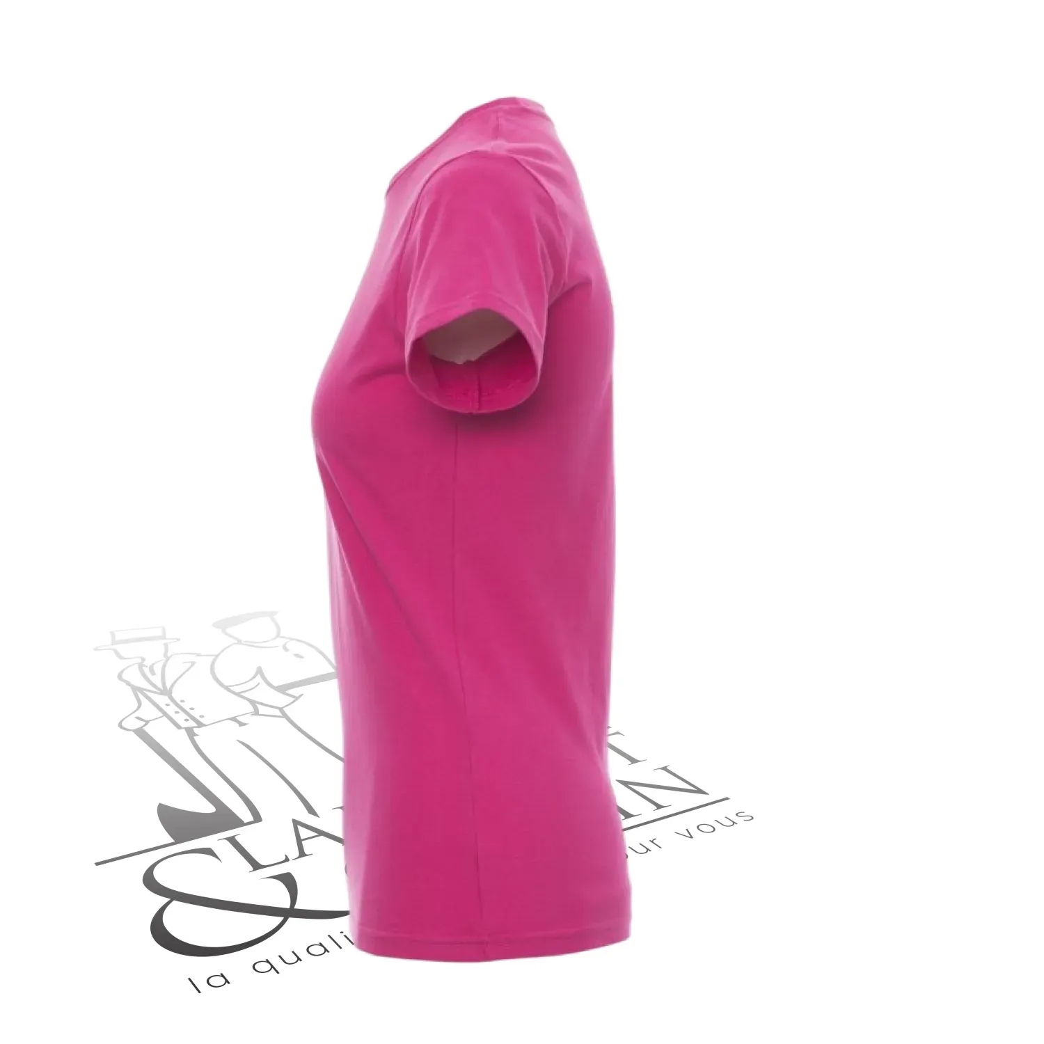 T-shirt de travail femme col rond