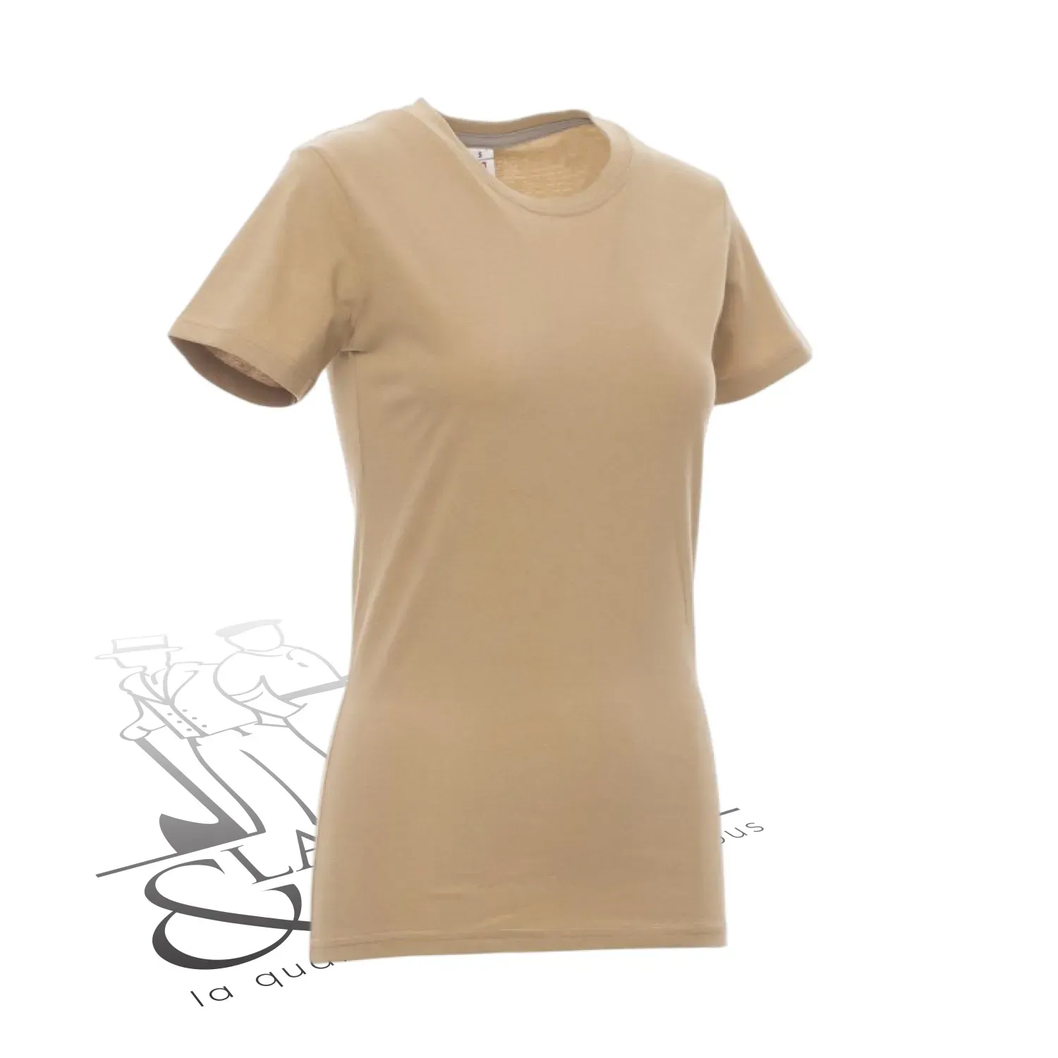 T-shirt de travail femme col rond