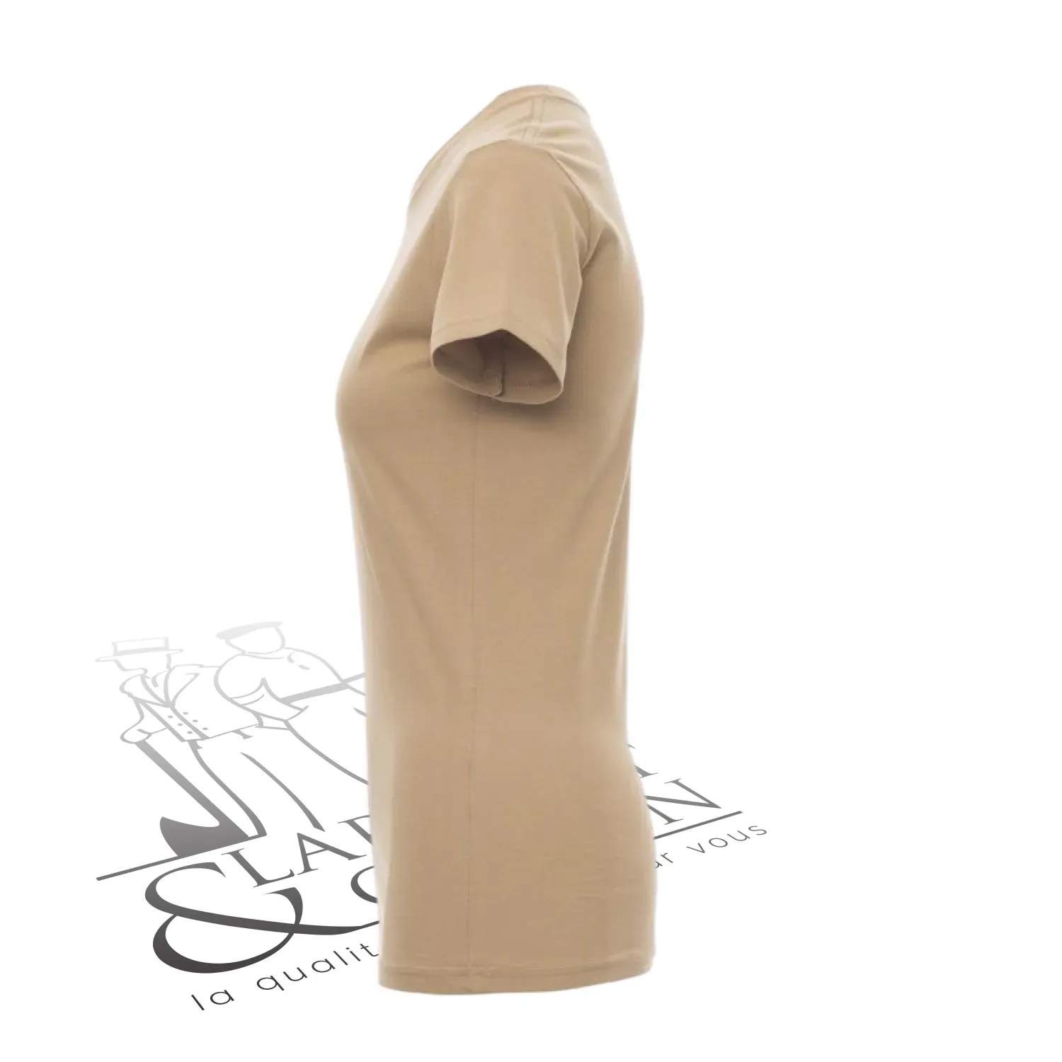 T-shirt de travail femme col rond