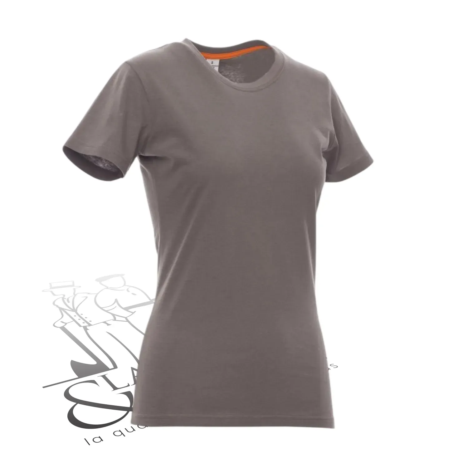 T-shirt de travail femme col rond