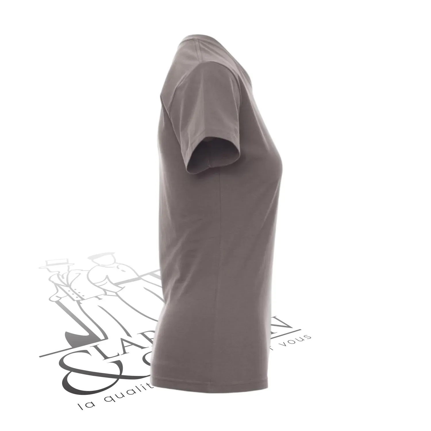 T-shirt de travail femme col rond