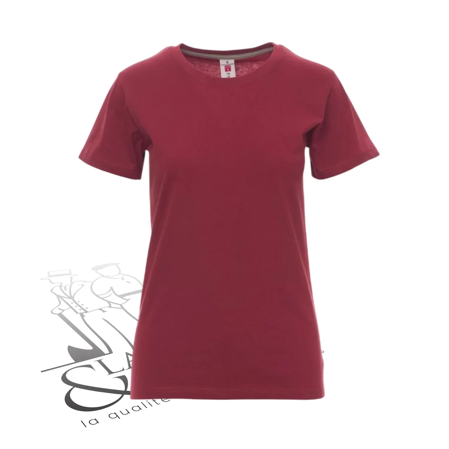 T-shirt de travail femme col rond