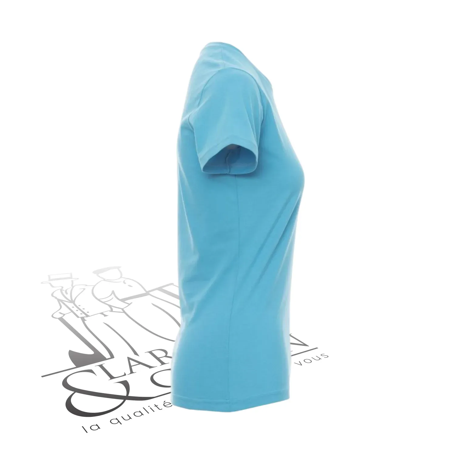 T-shirt de travail femme col rond