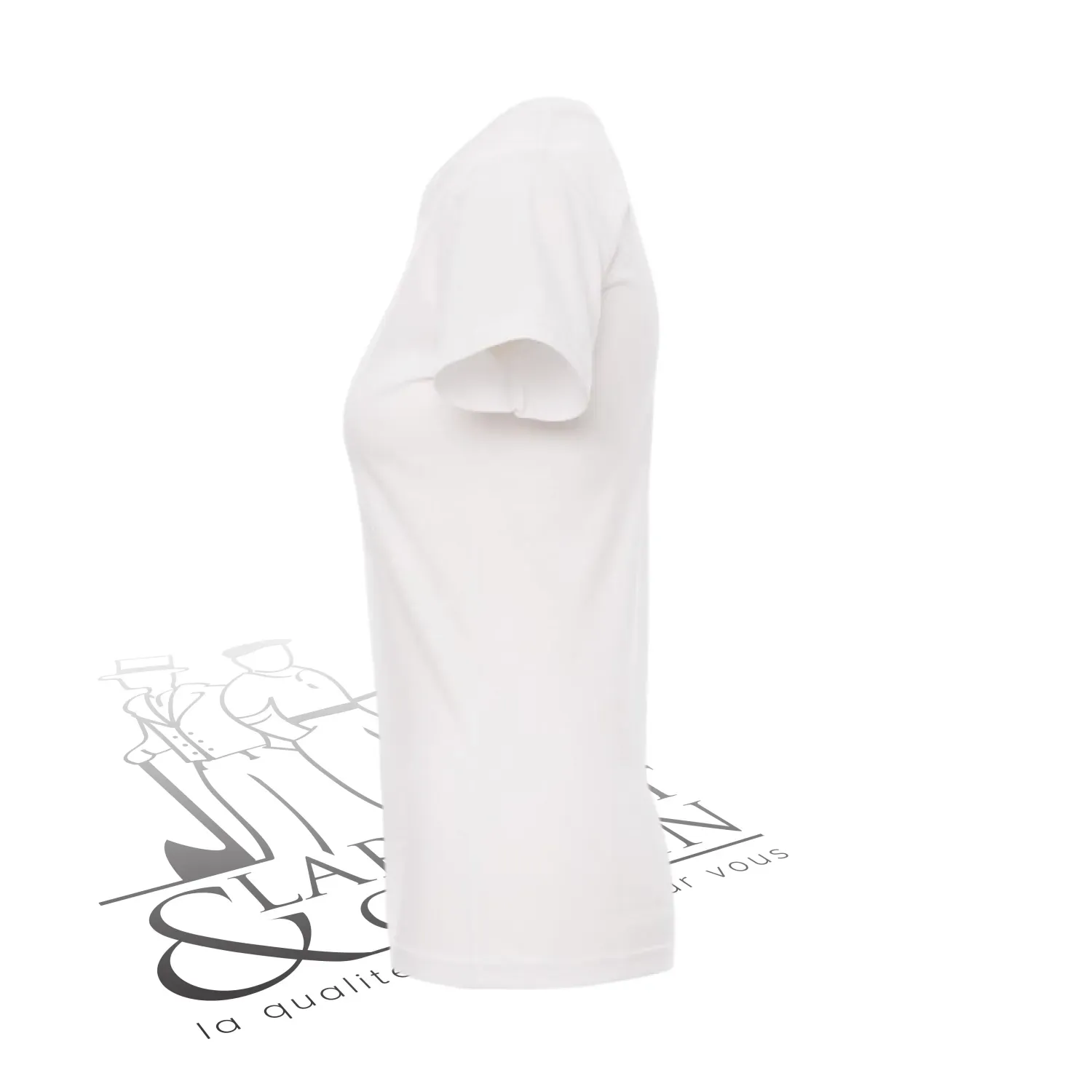 T-shirt de travail femme col rond