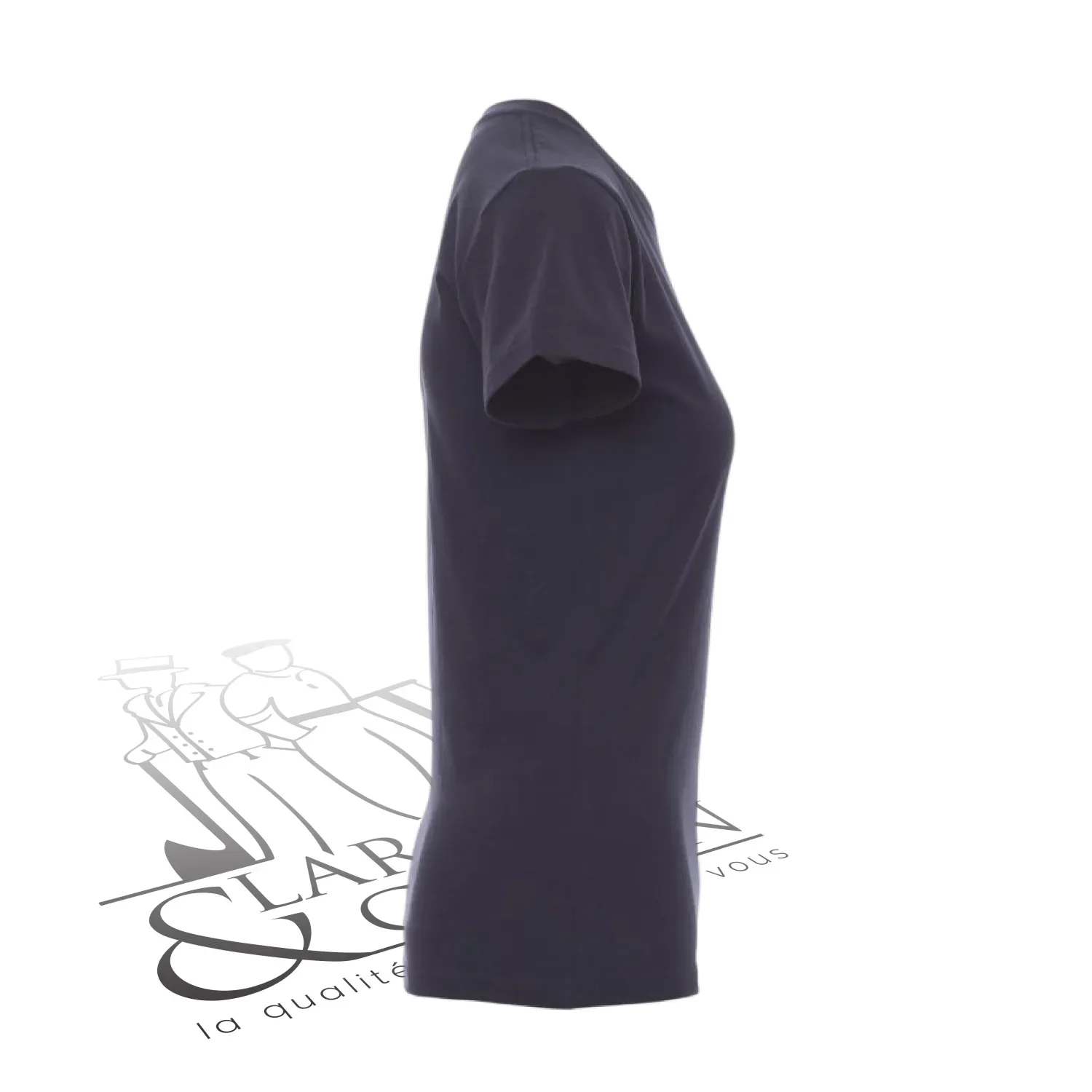 T-shirt de travail femme col rond