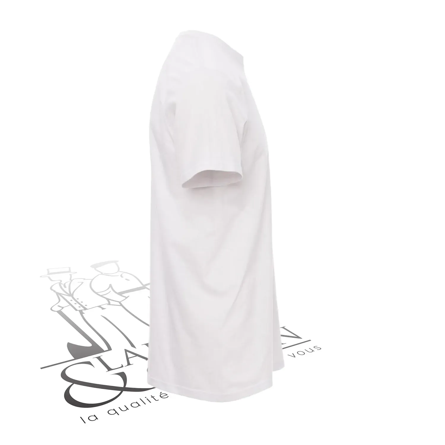 T-shirt de travail simple homme col rond