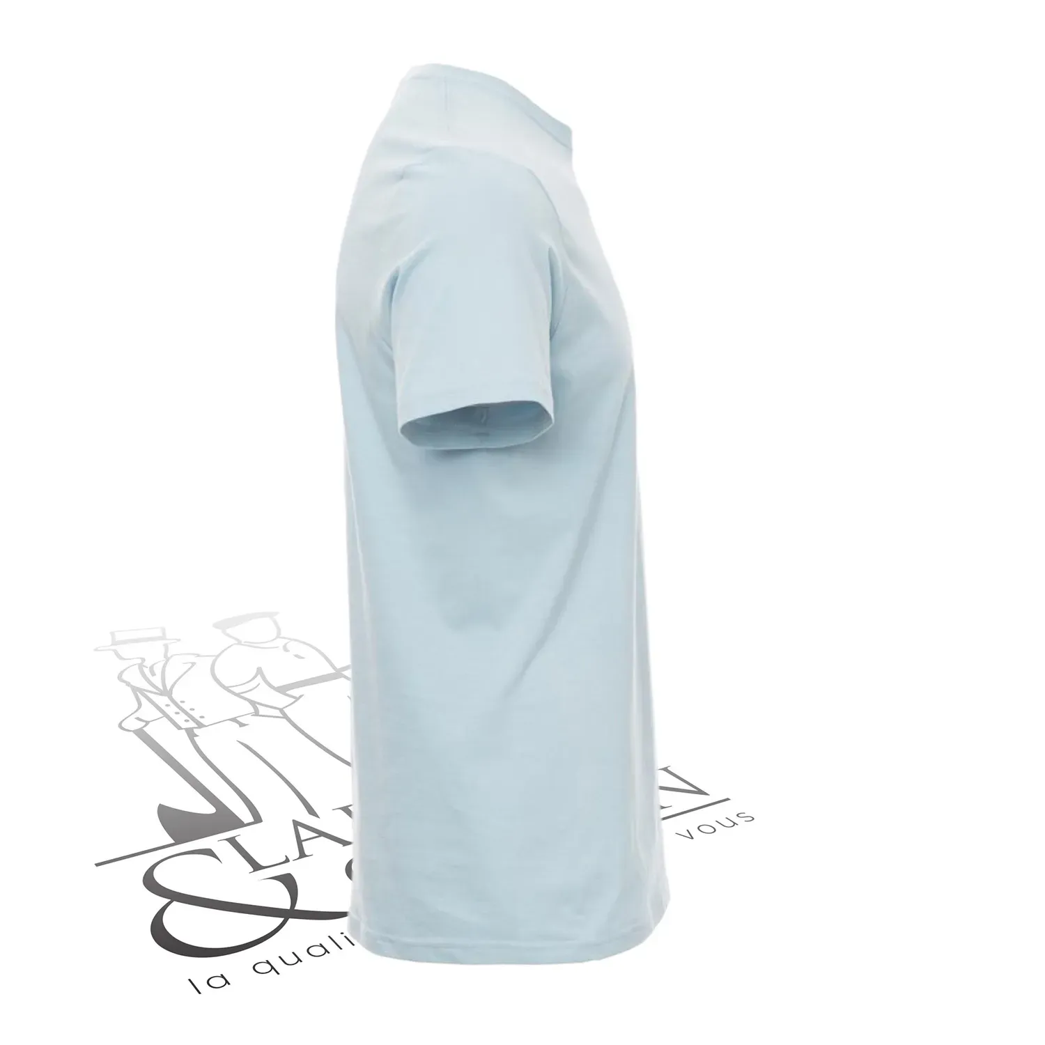 T-shirt de travail simple homme col rond