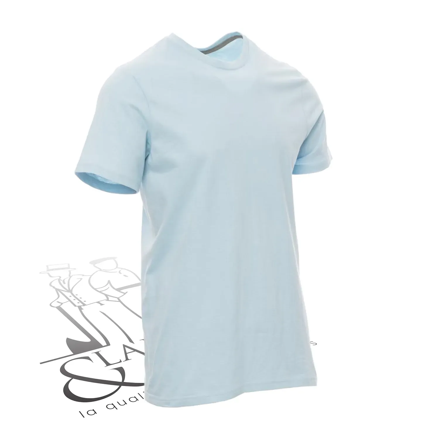 T-shirt de travail simple homme col rond