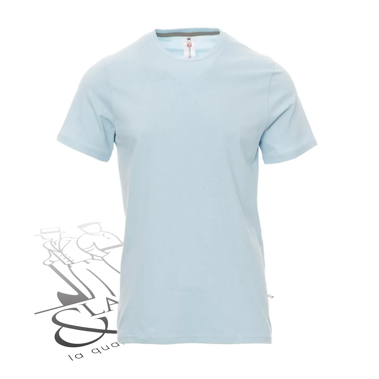 T-shirt de travail simple homme col rond