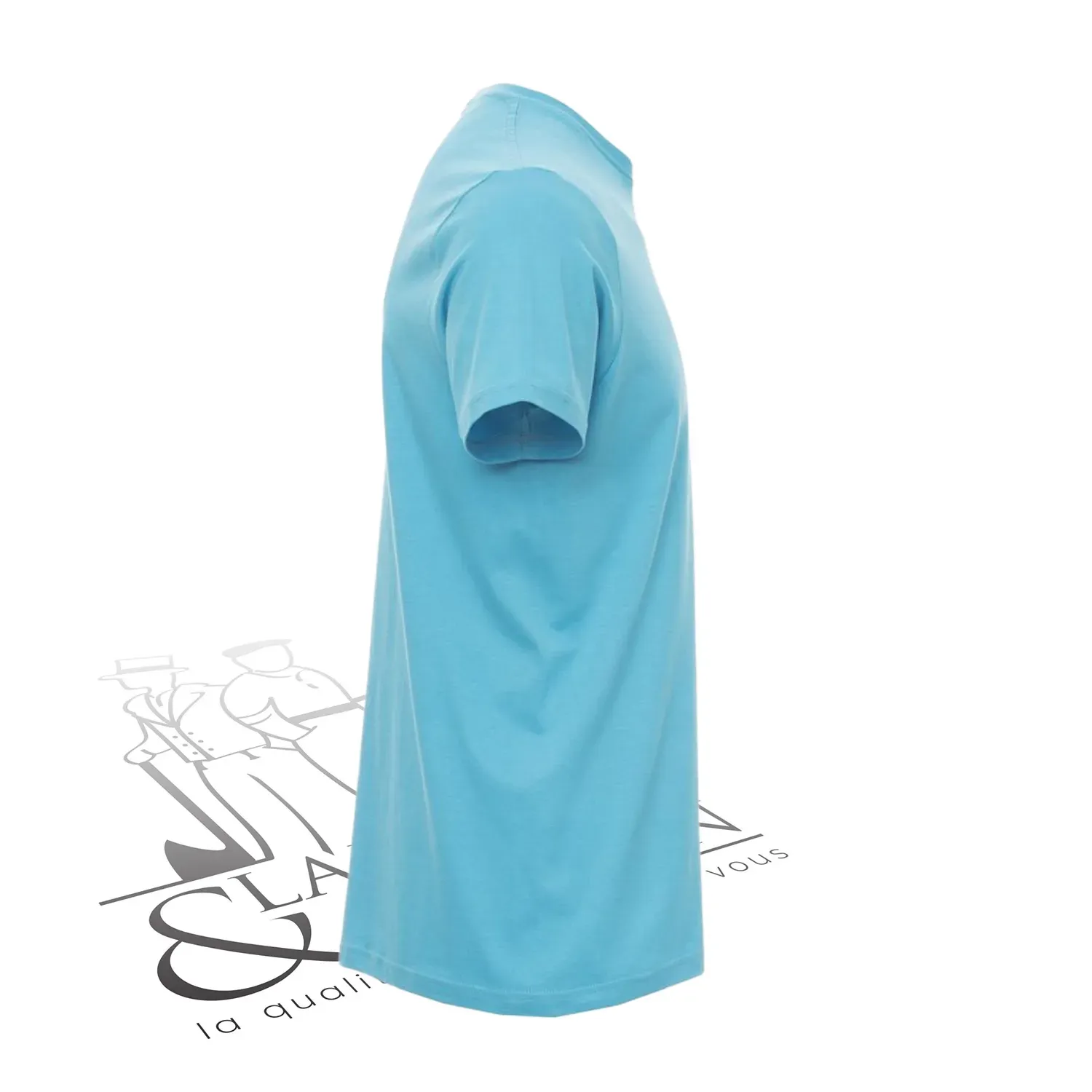 T-shirt de travail simple homme col rond