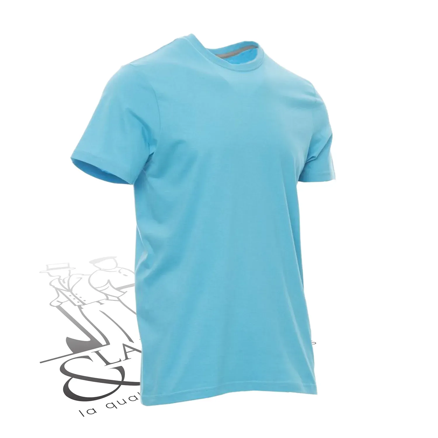 T-shirt de travail simple homme col rond