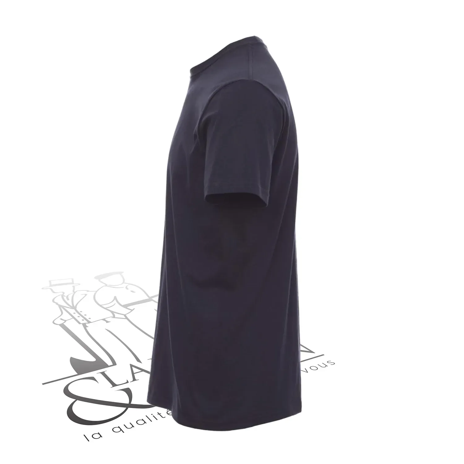 T-shirt de travail simple homme col rond