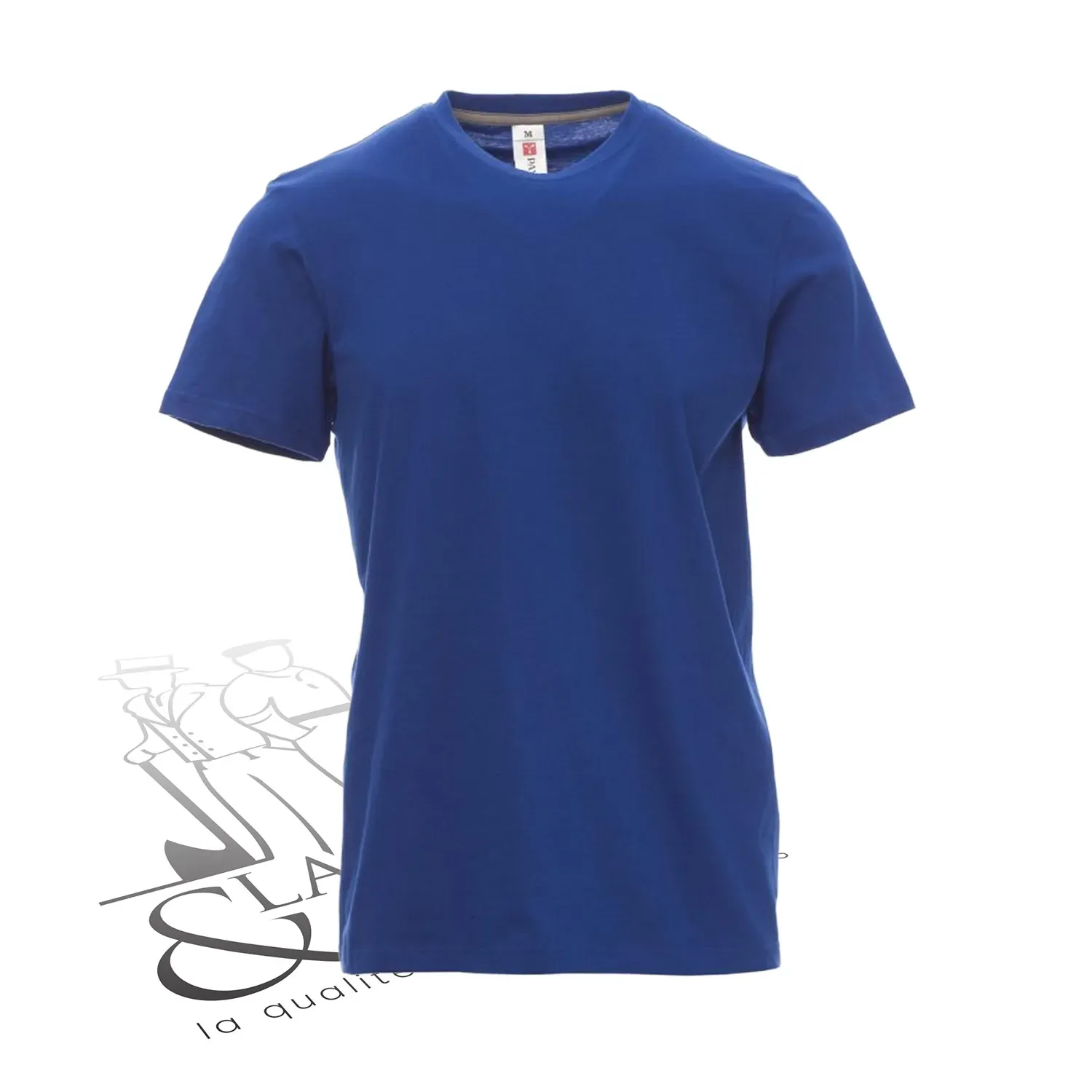 T-shirt de travail simple homme col rond