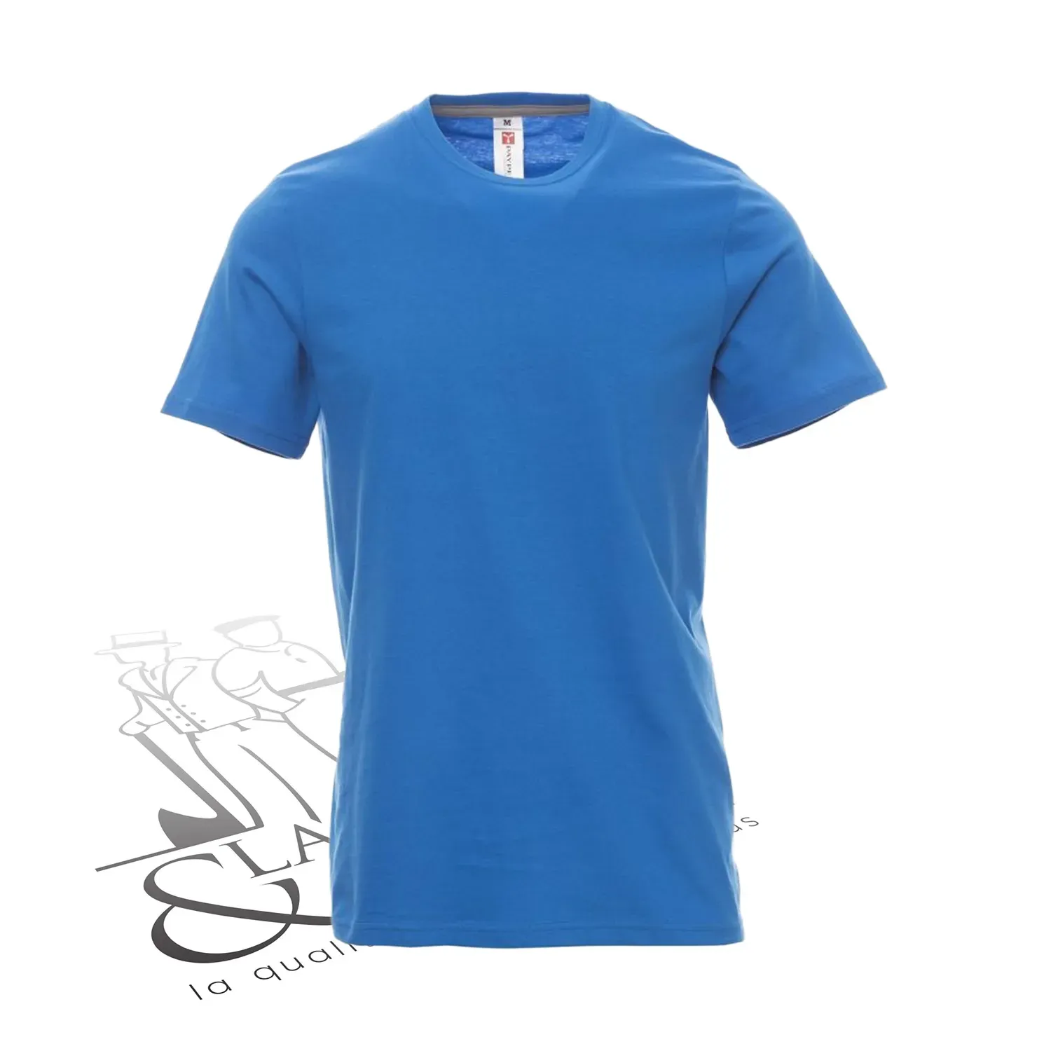 T-shirt de travail simple homme col rond