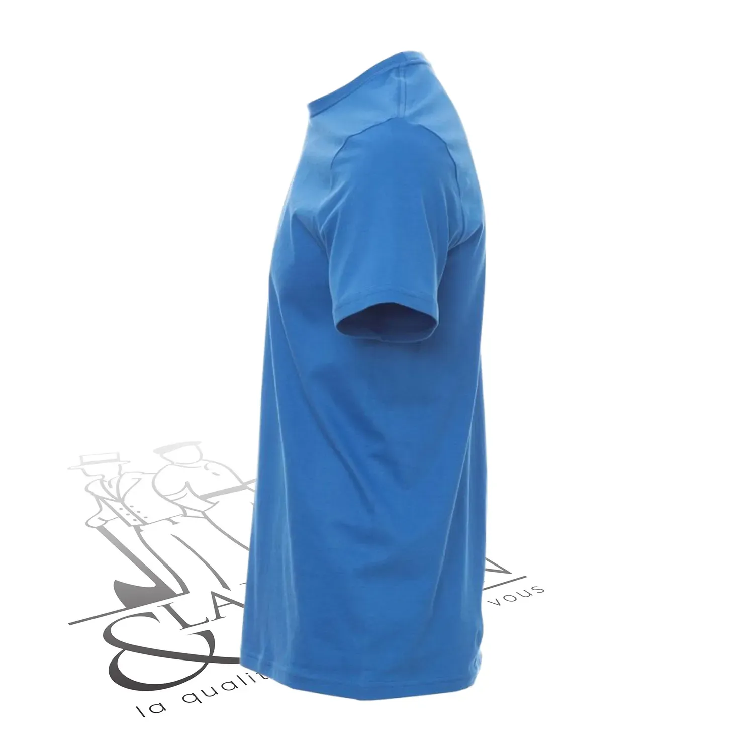 T-shirt de travail simple homme col rond