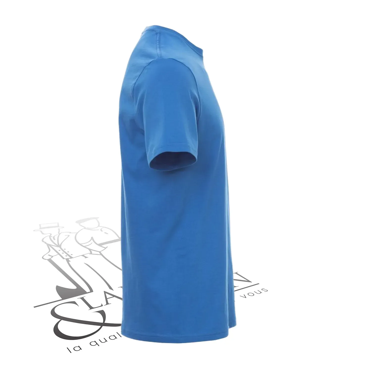 T-shirt de travail simple homme col rond