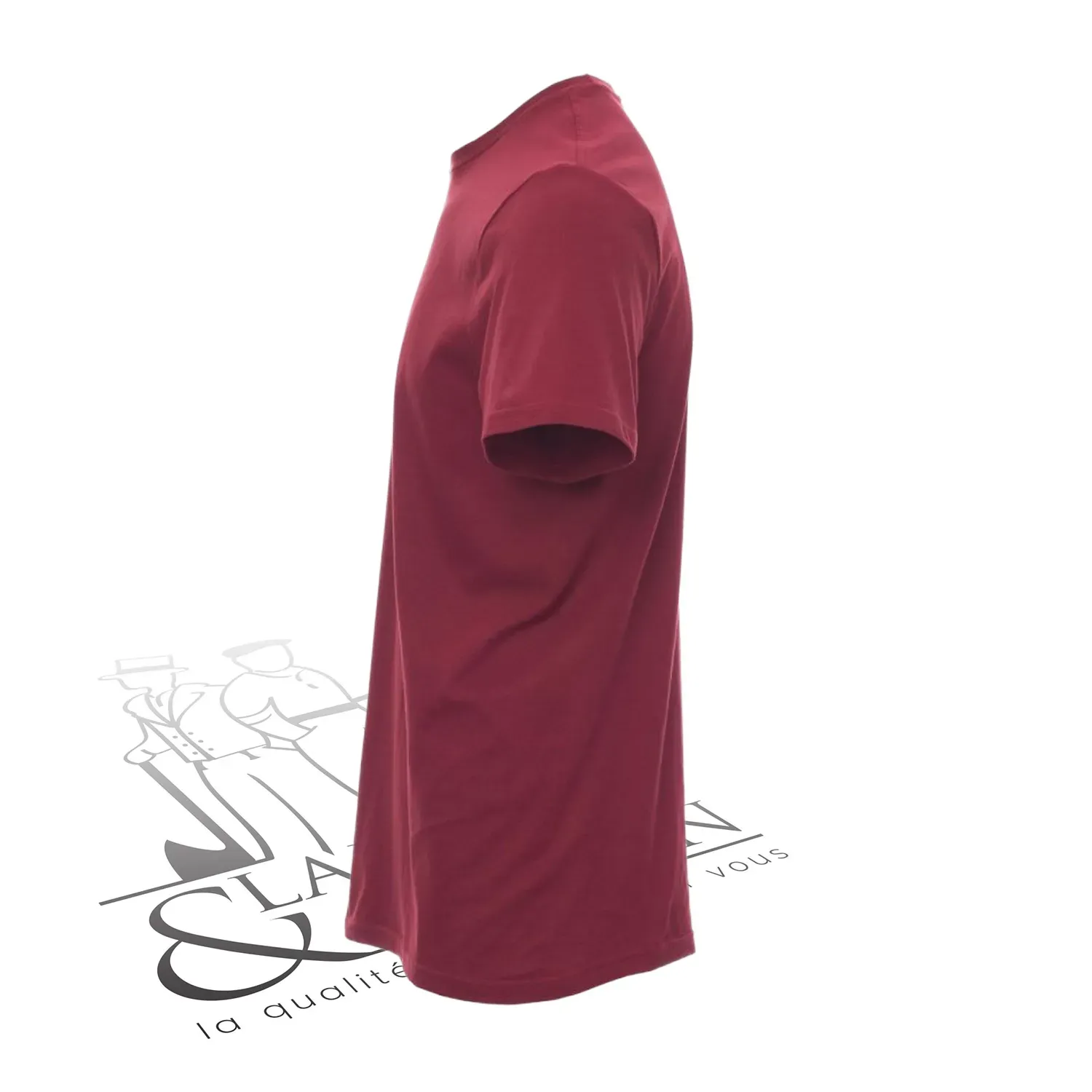 T-shirt de travail simple homme col rond