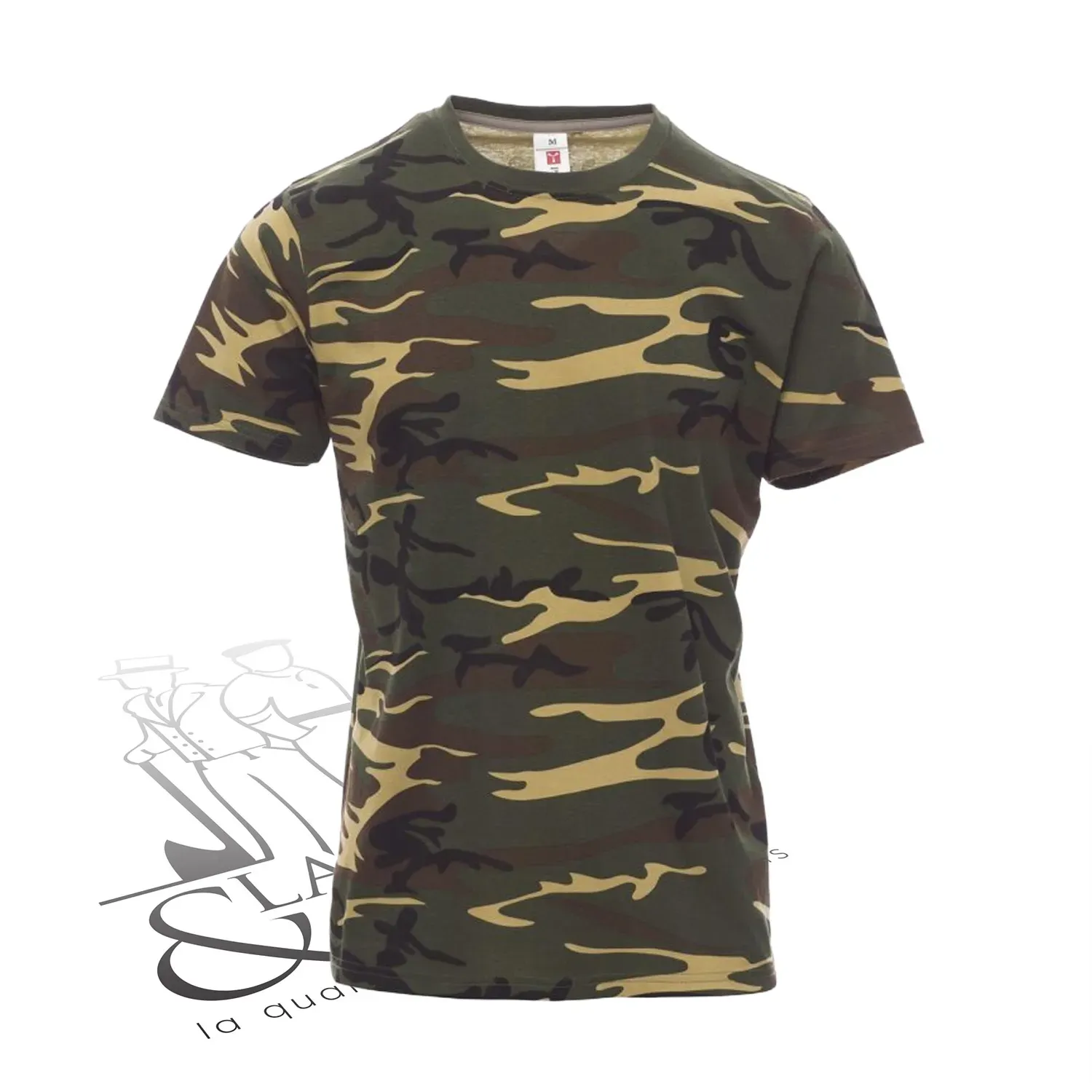 T-shirt de travail simple homme col rond