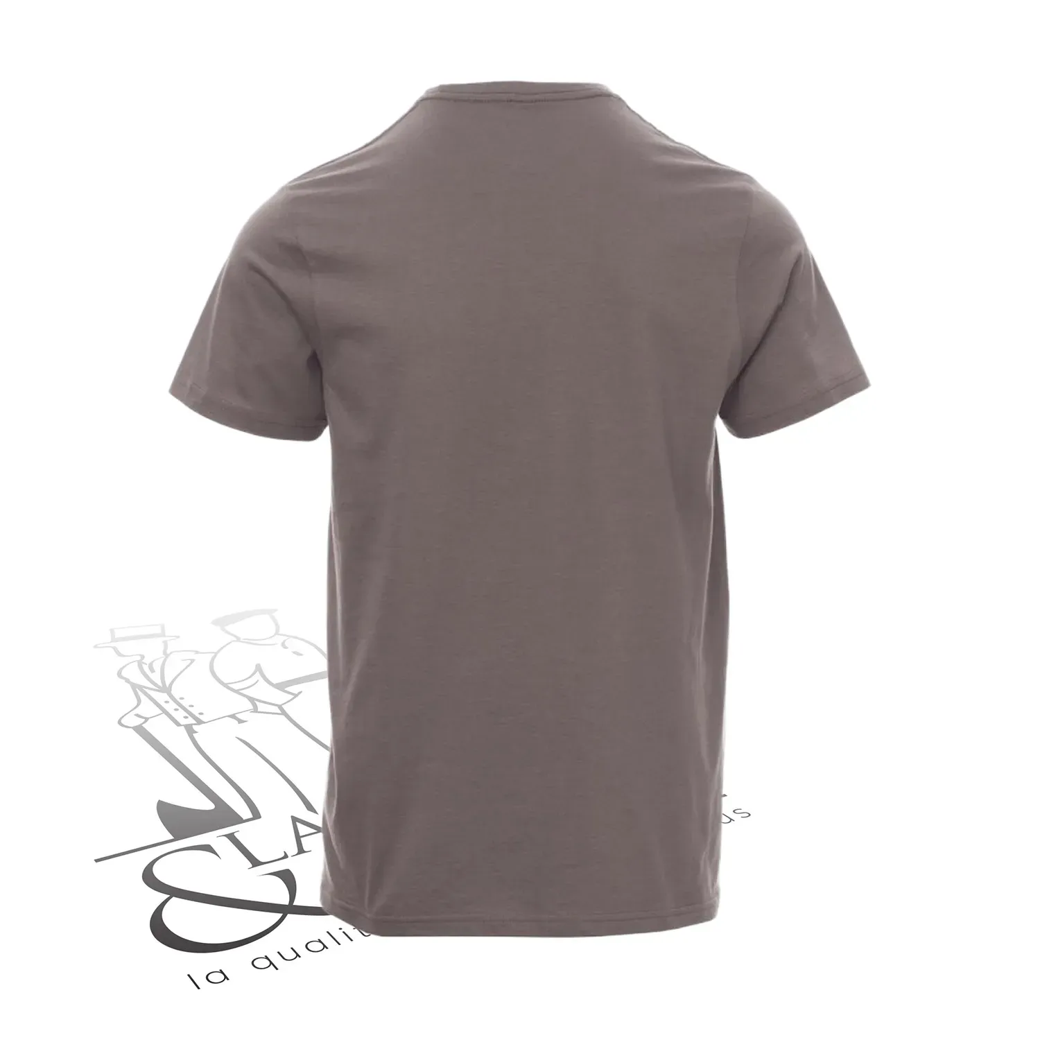 T-shirt de travail simple homme col rond