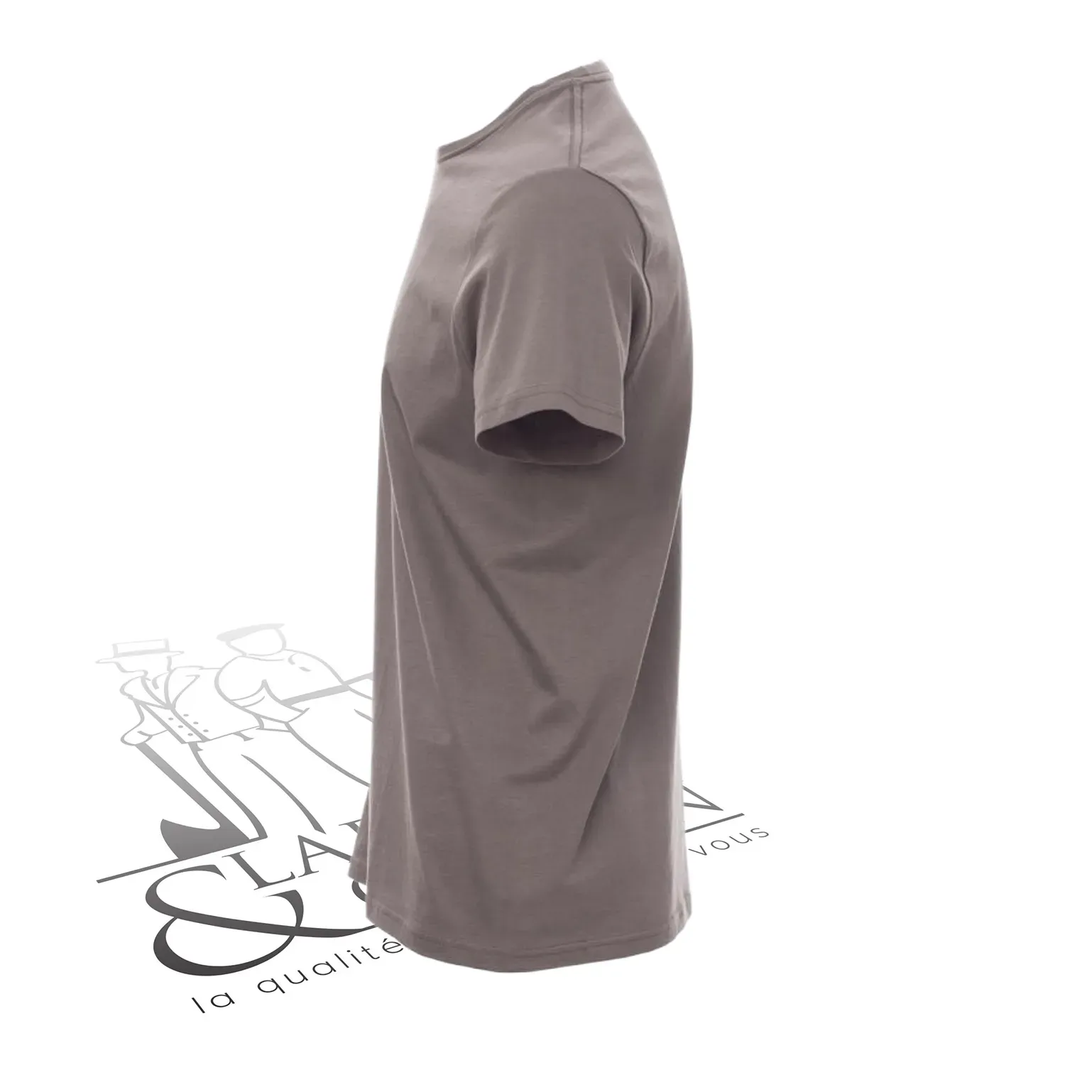 T-shirt de travail simple homme col rond