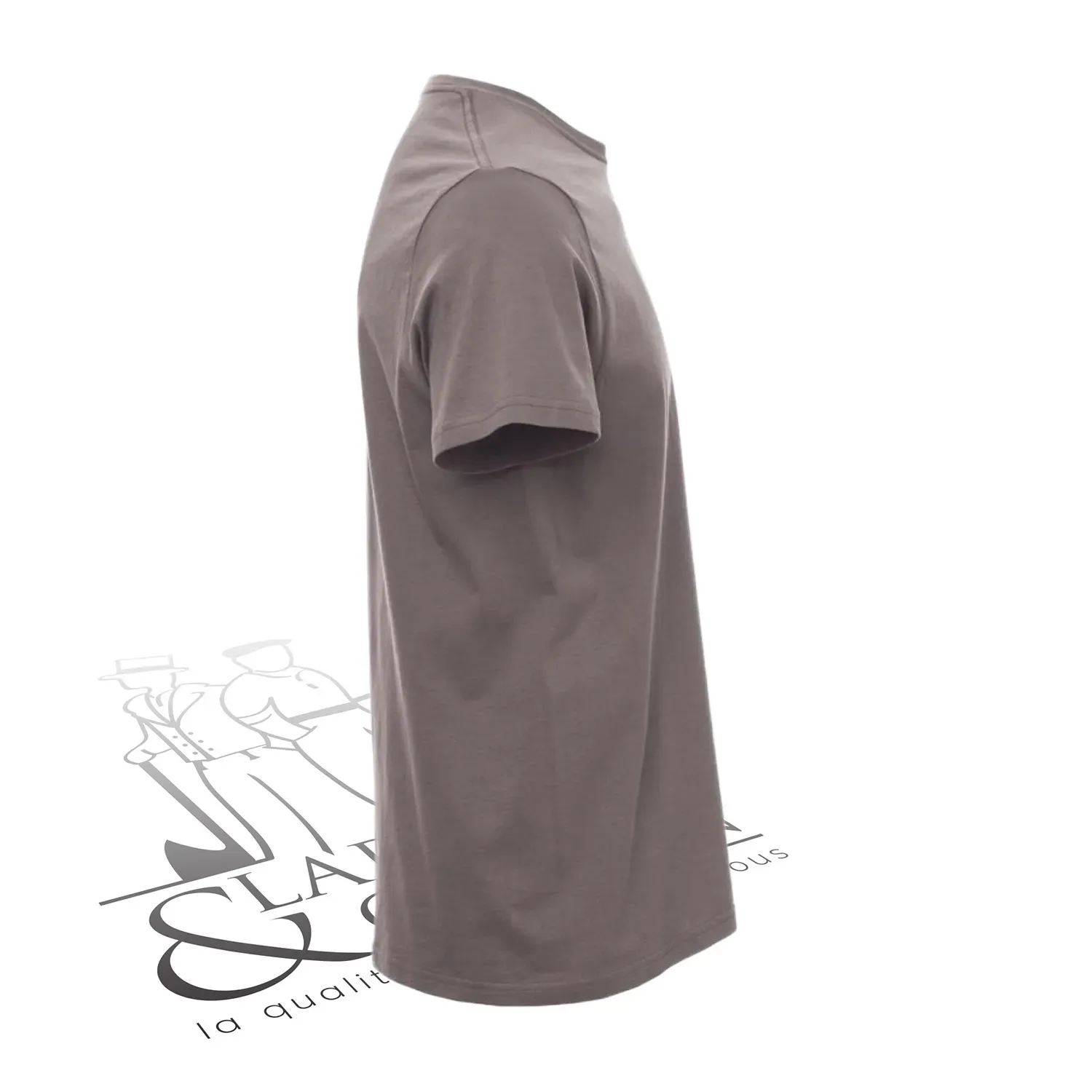 T-shirt de travail simple homme col rond