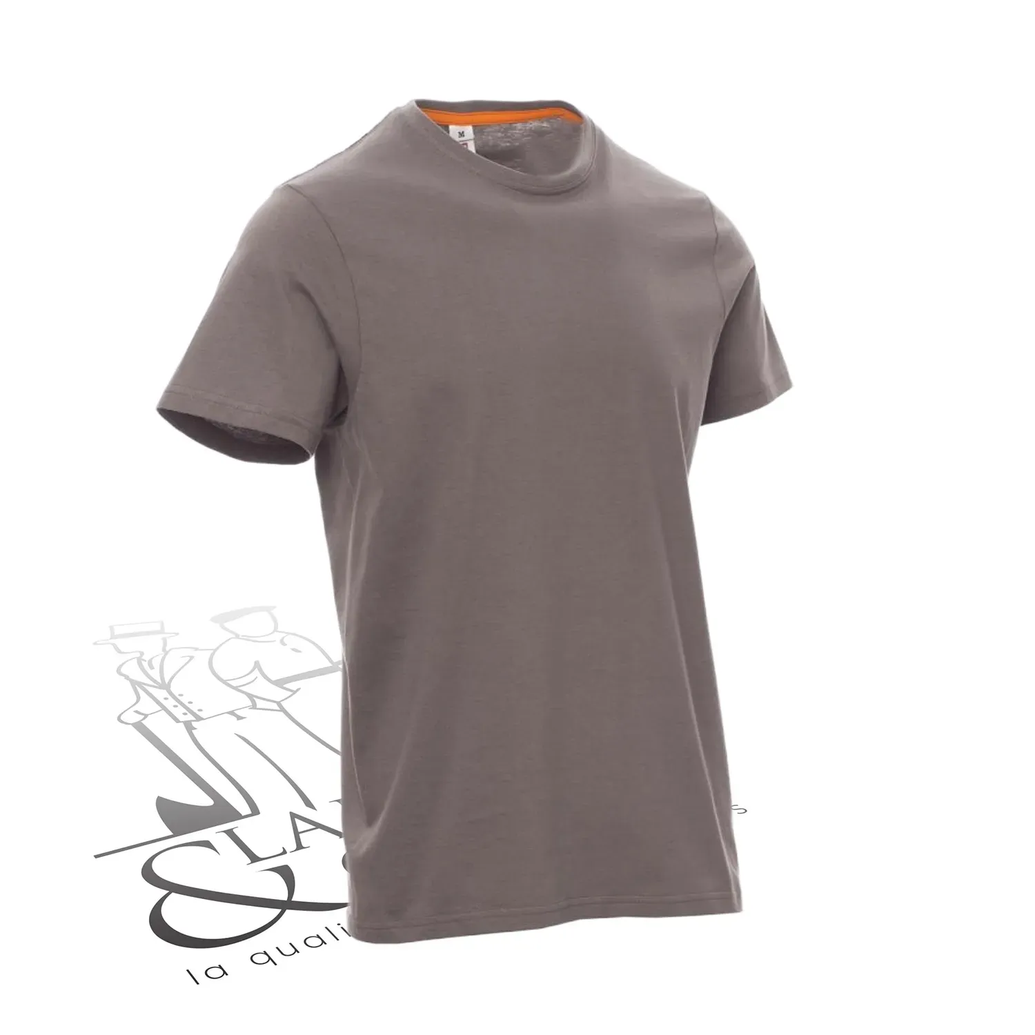 T-shirt de travail simple homme col rond