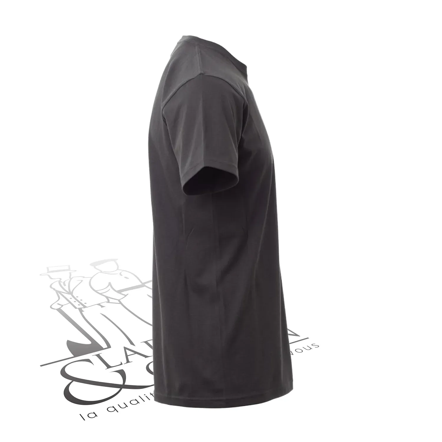 T-shirt de travail simple homme col rond