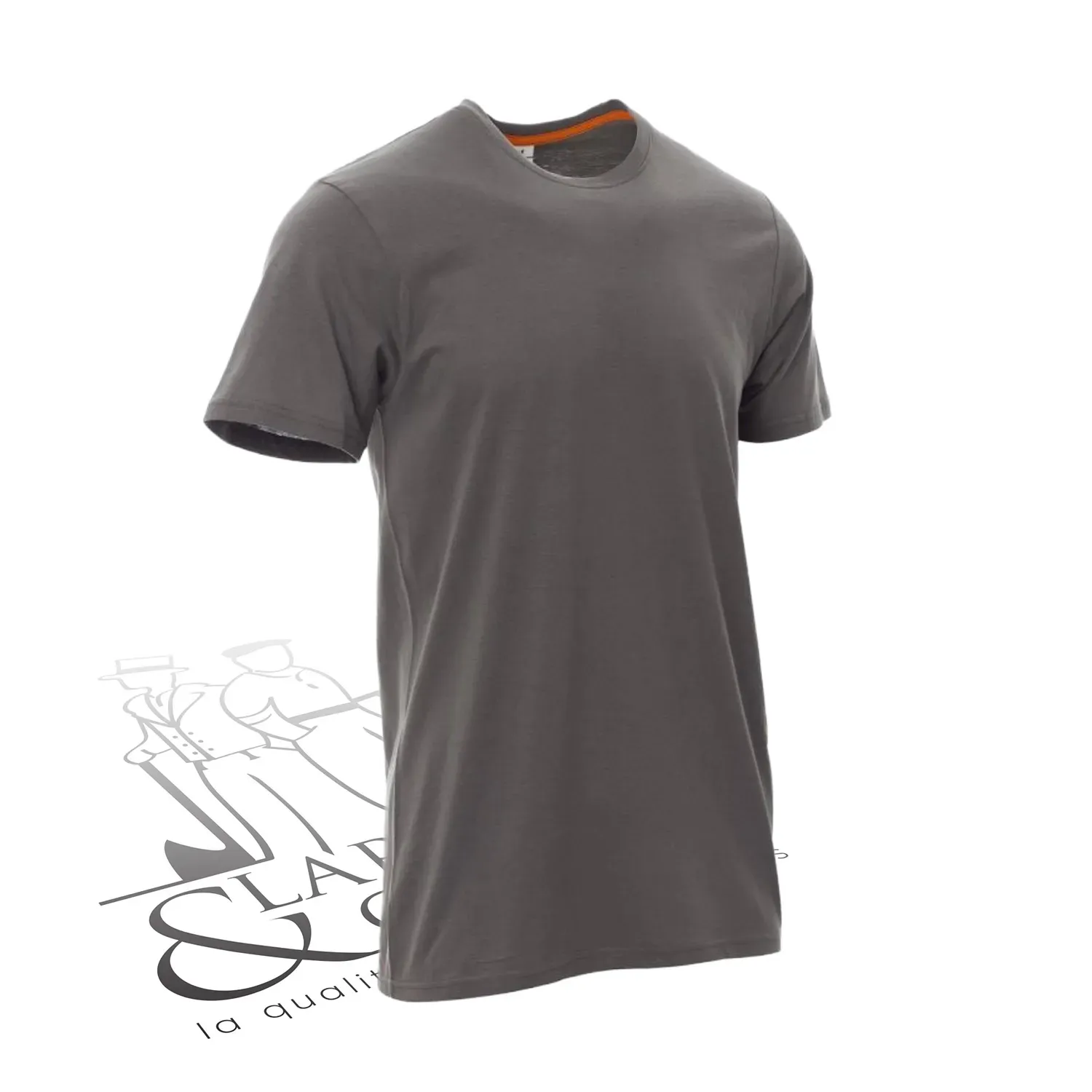 T-shirt de travail simple homme col rond