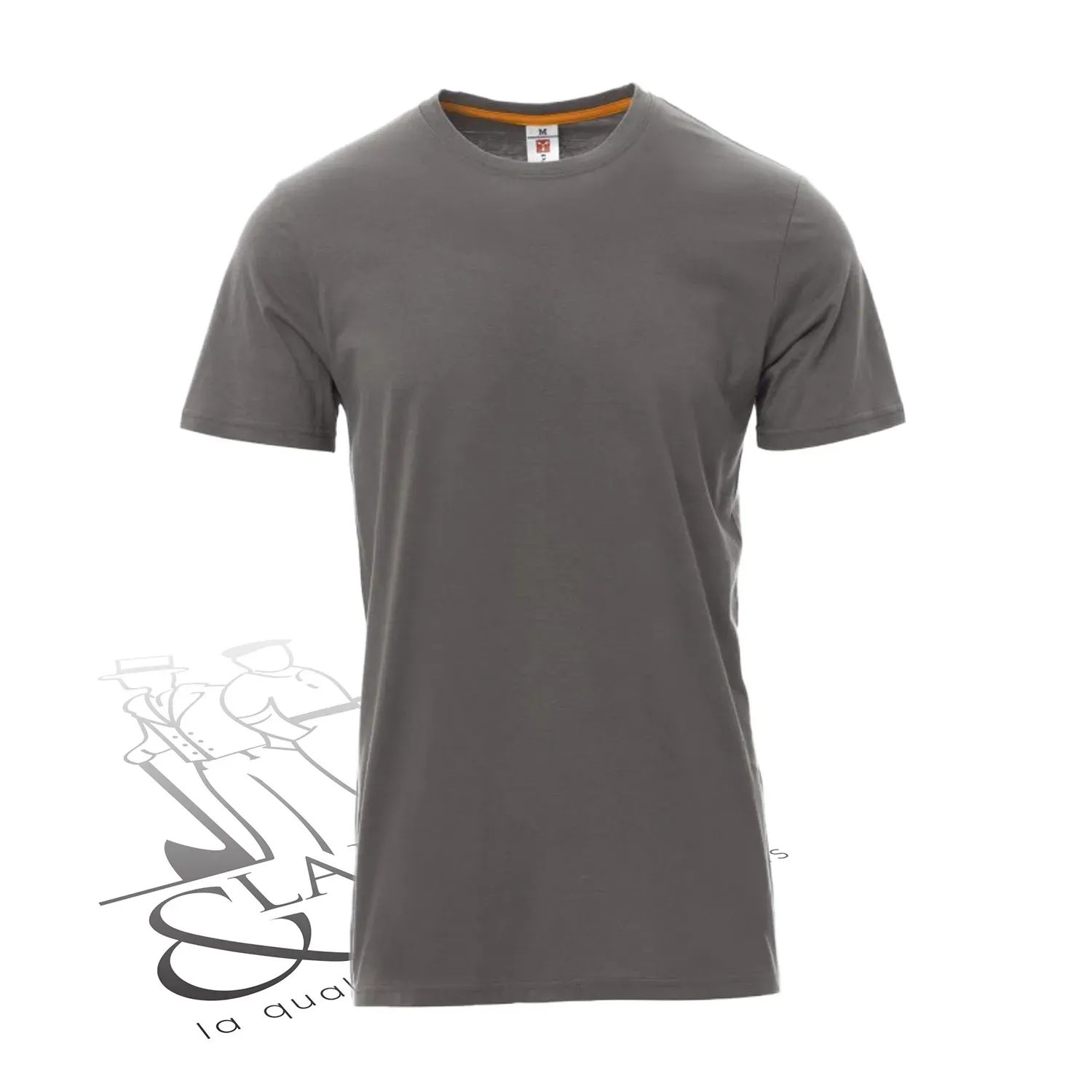 T-shirt de travail simple homme col rond