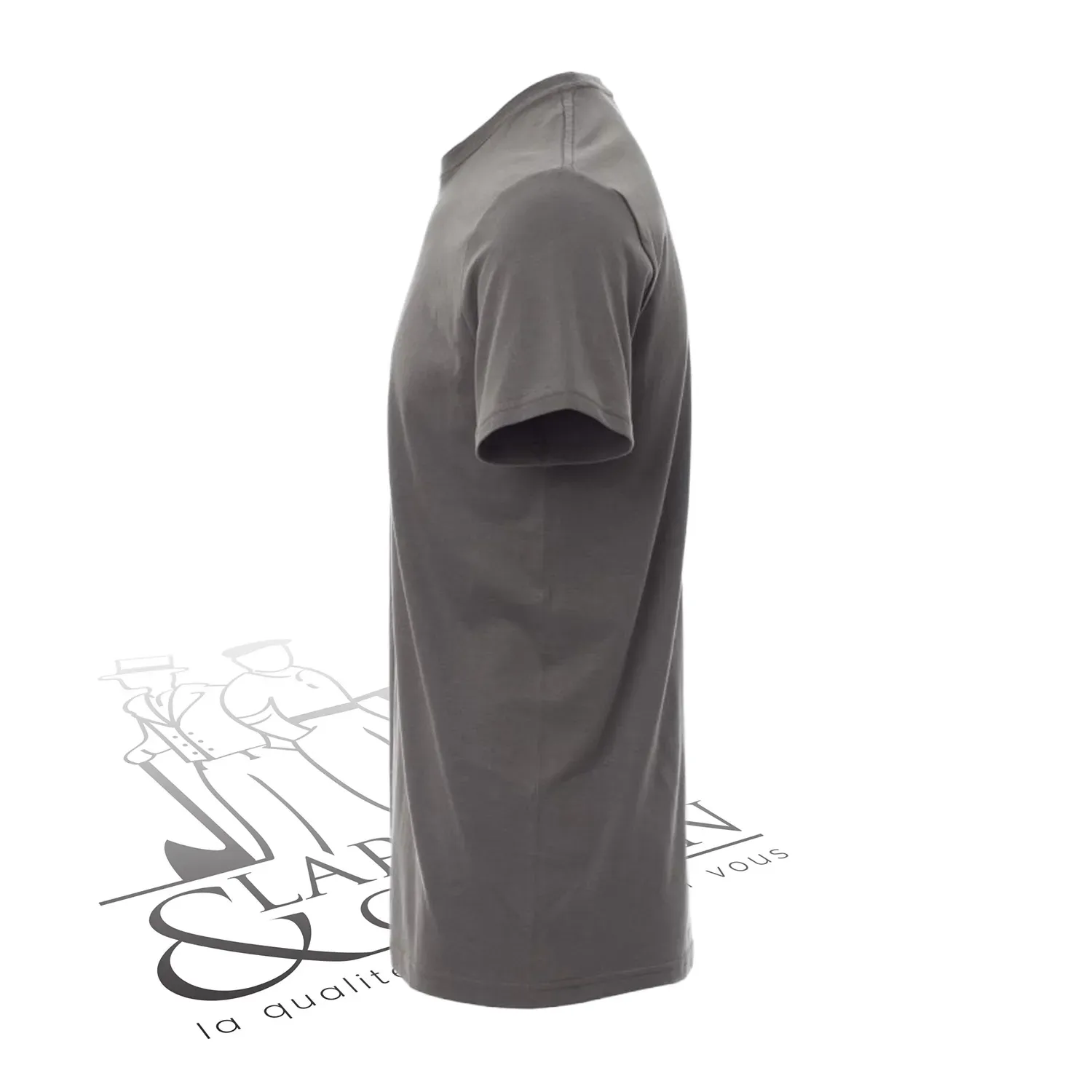 T-shirt de travail simple homme col rond