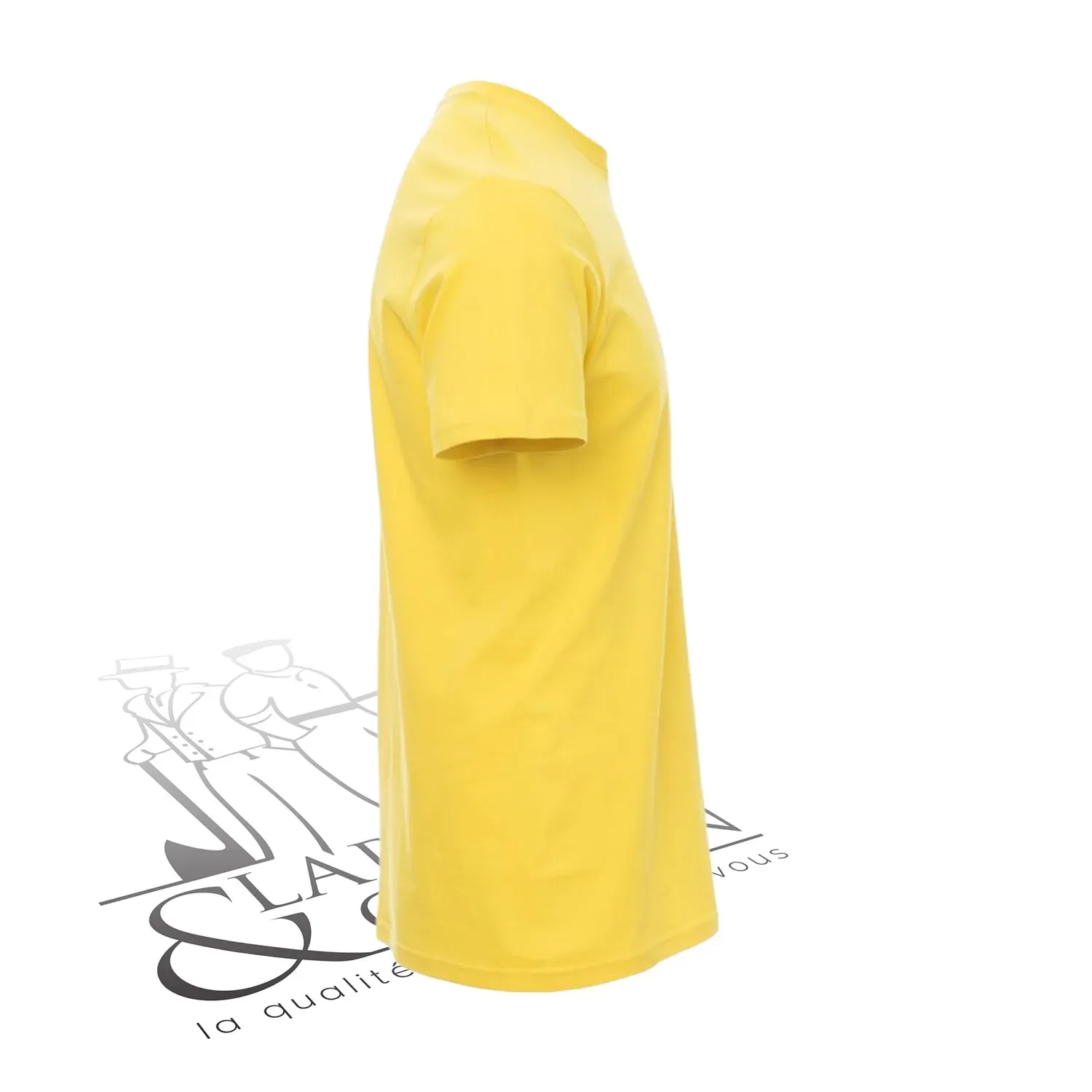 T-shirt de travail simple homme col rond