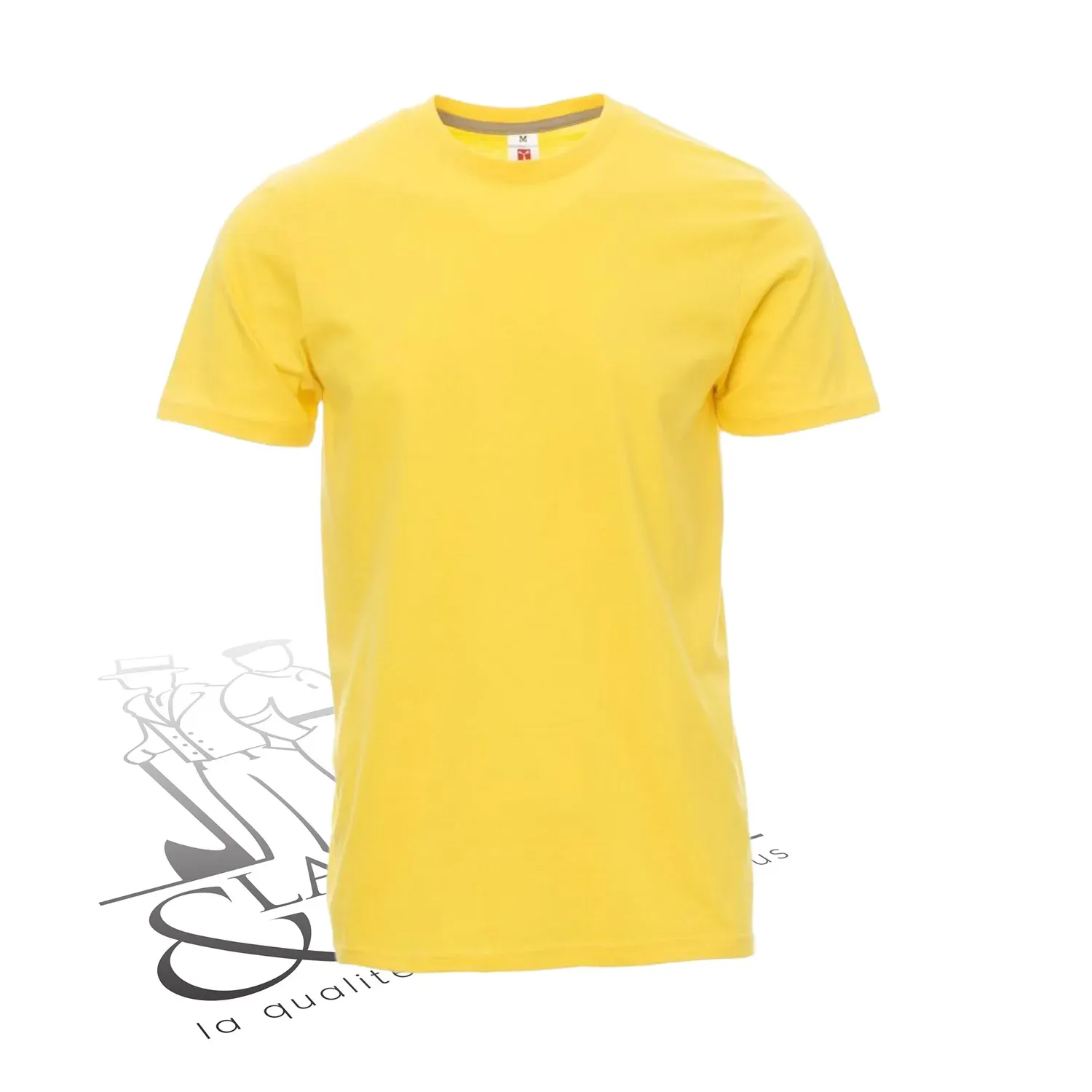 T-shirt de travail simple homme col rond
