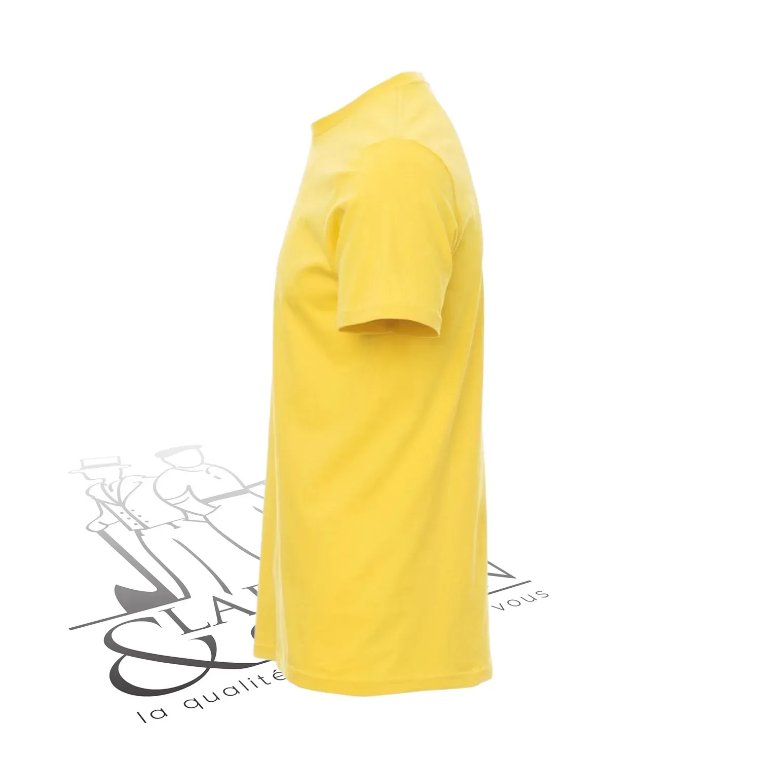 T-shirt de travail simple homme col rond