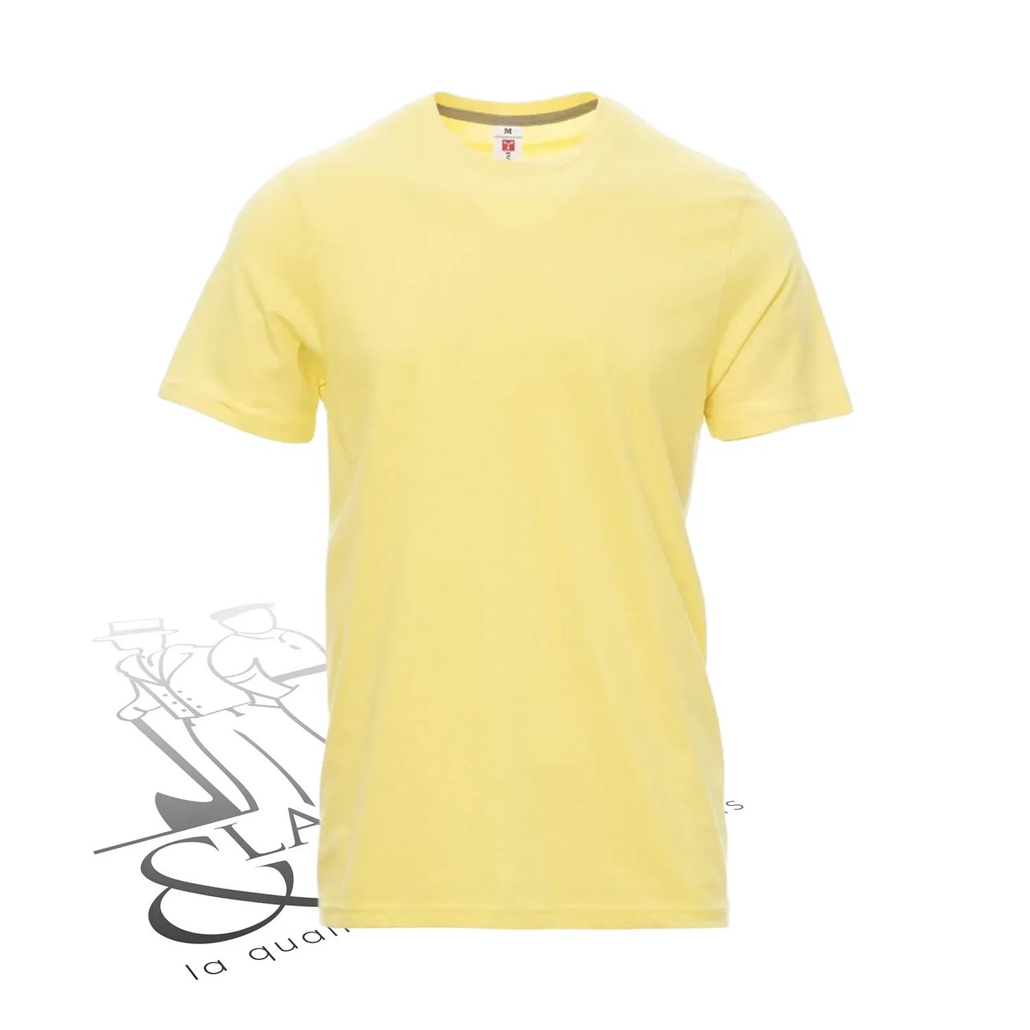 T-shirt de travail simple homme col rond