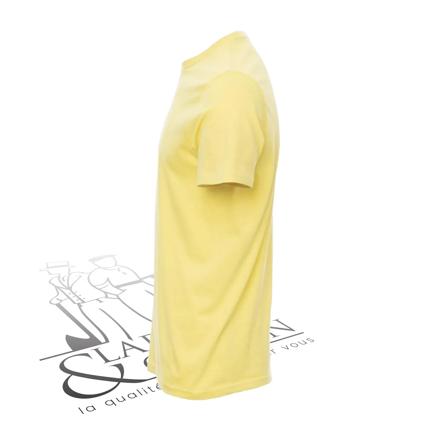 T-shirt de travail simple homme col rond