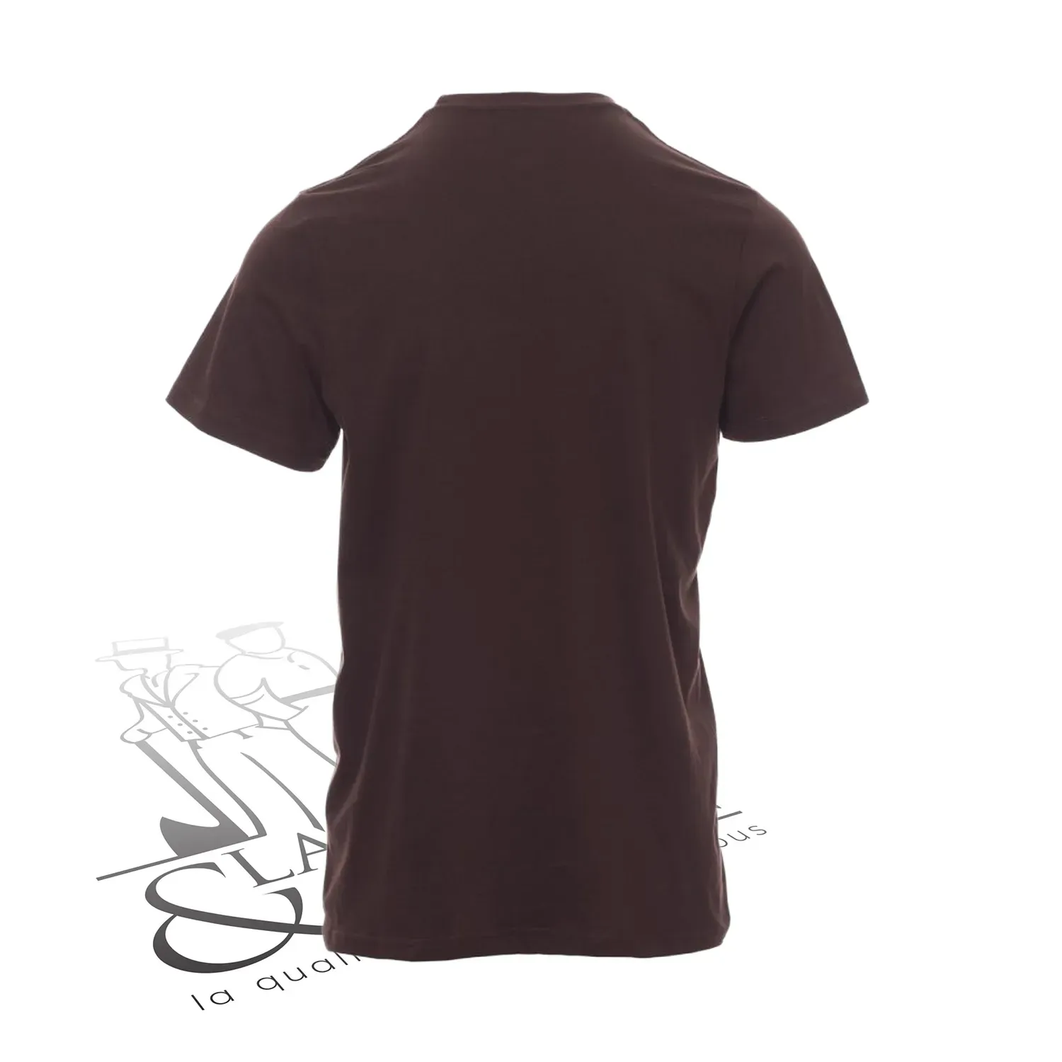 T-shirt de travail simple homme col rond