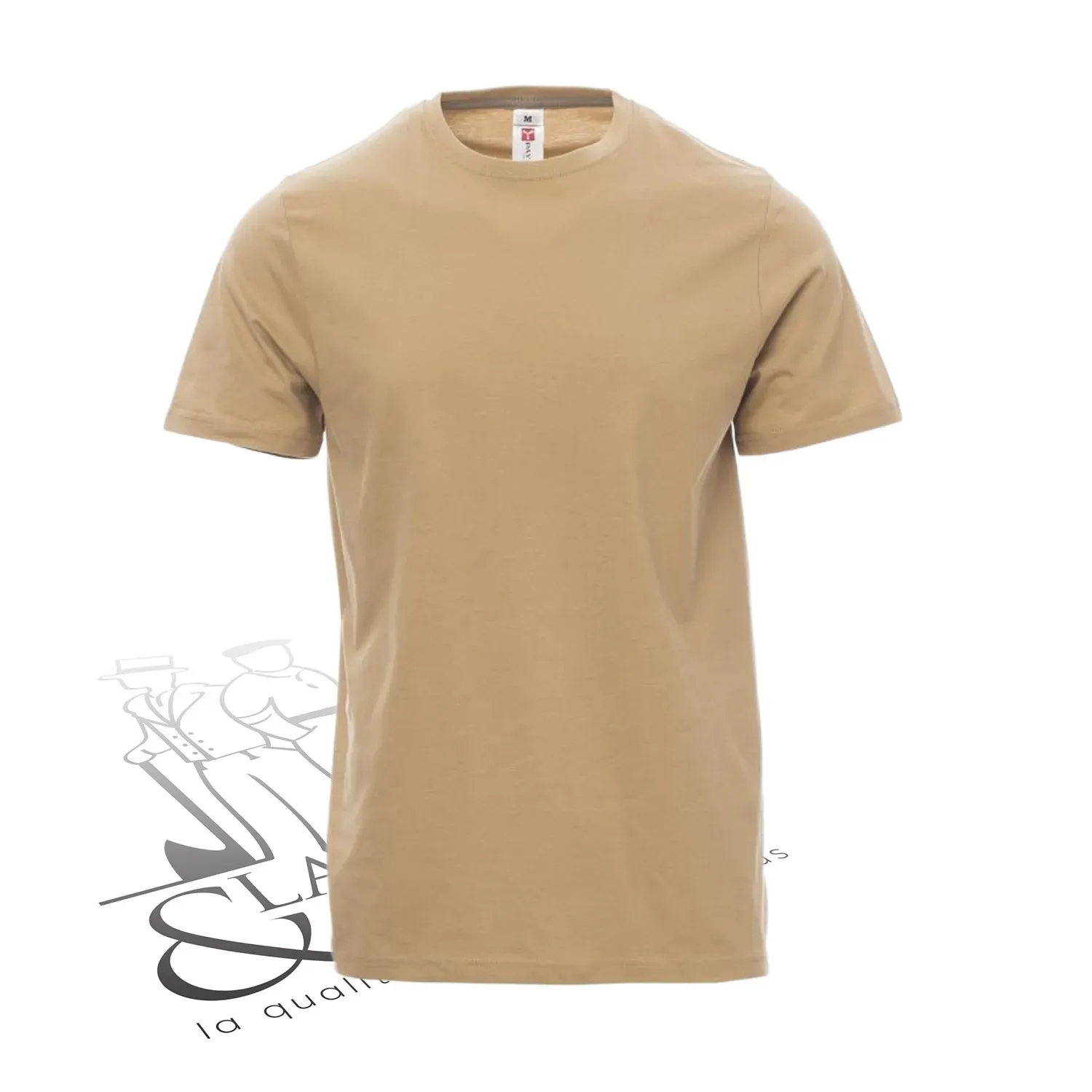 T-shirt de travail simple homme col rond