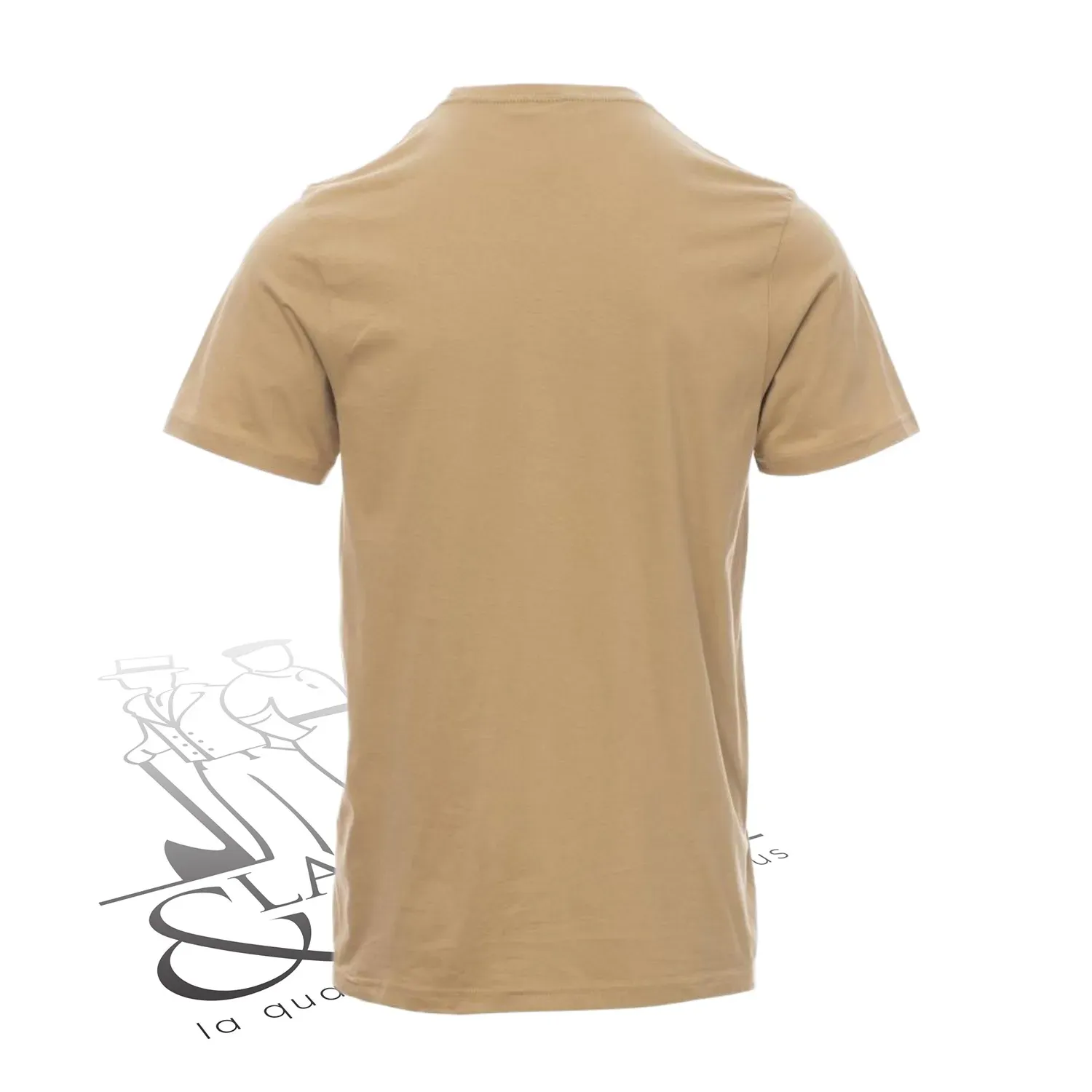 T-shirt de travail simple homme col rond