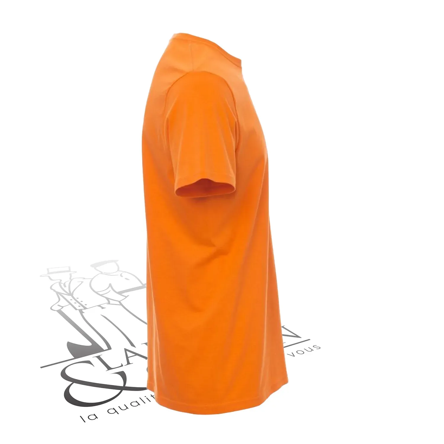 T-shirt de travail simple homme col rond