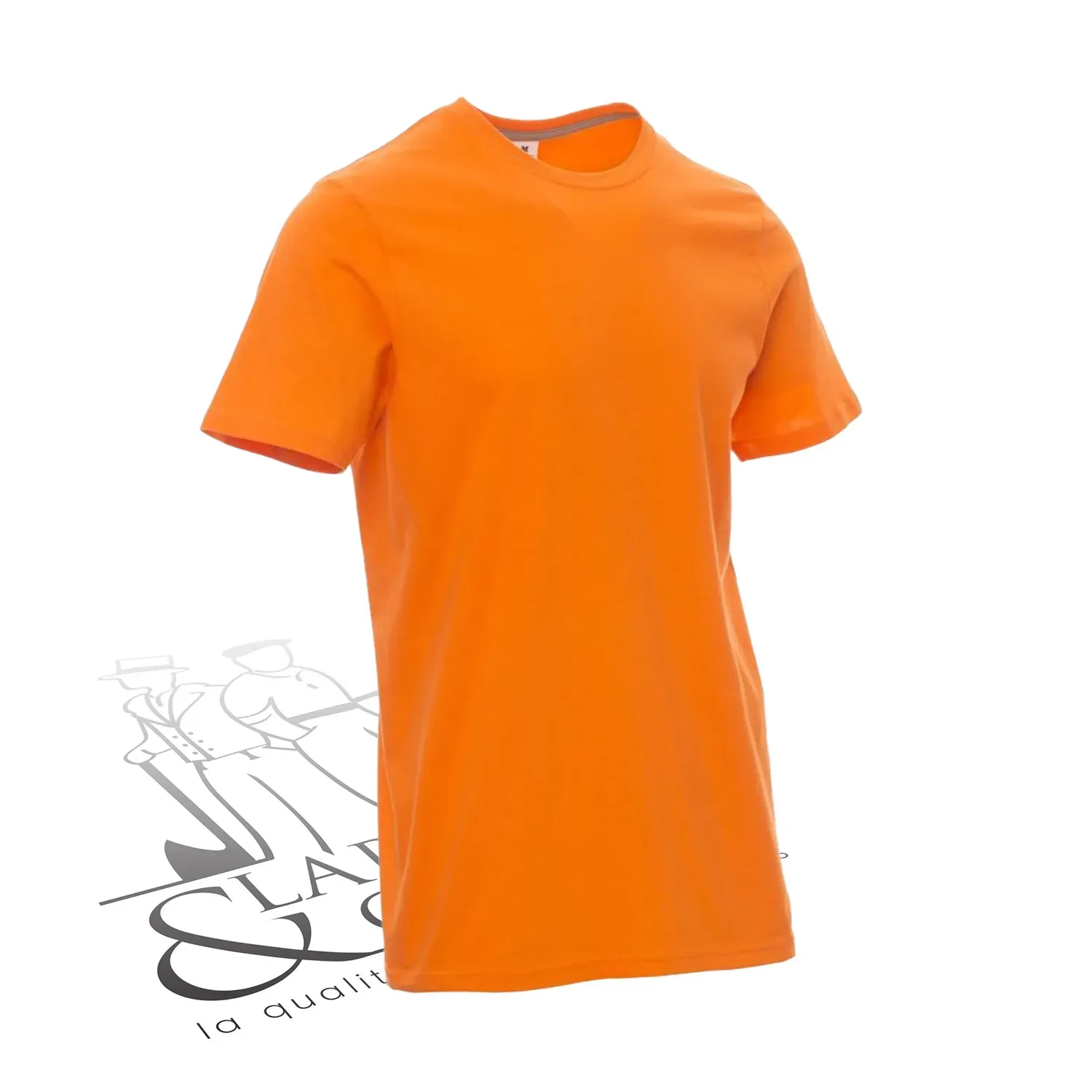 T-shirt de travail simple homme col rond