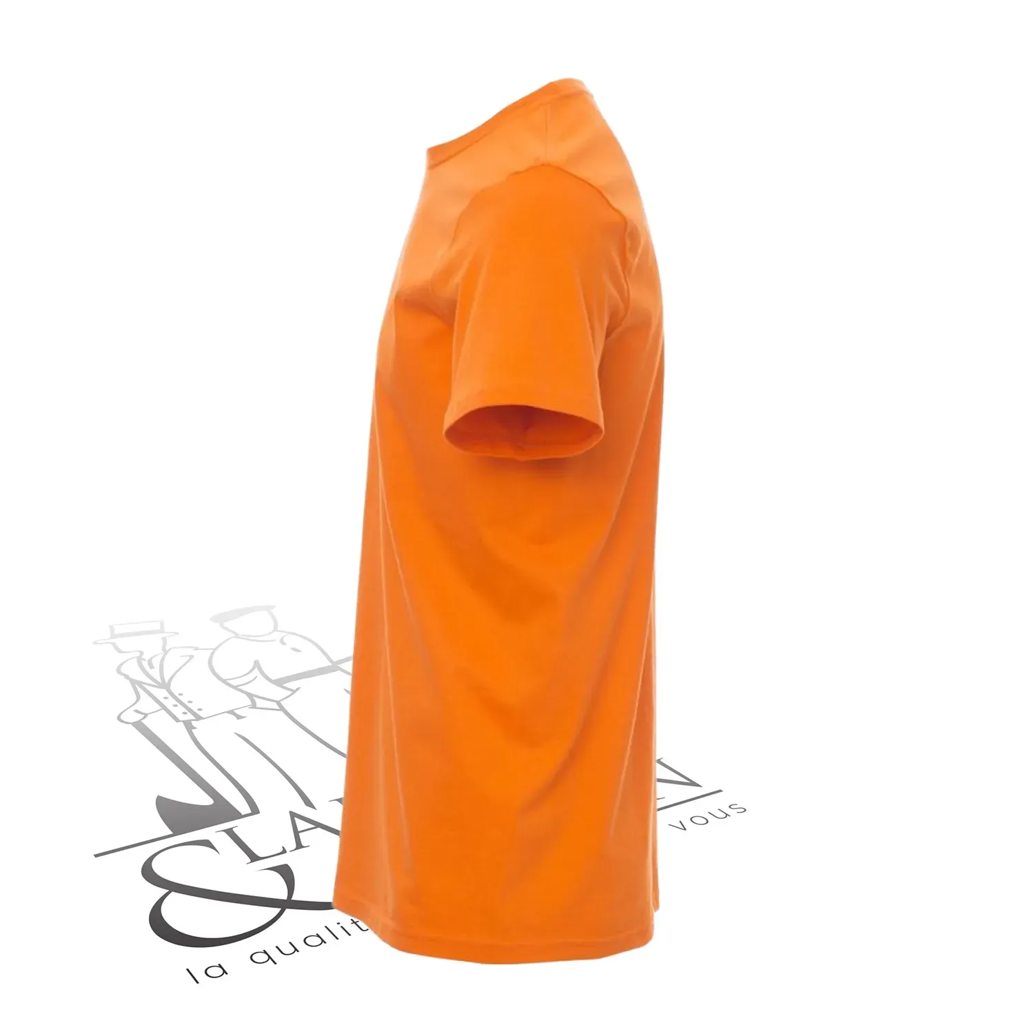 T-shirt de travail simple homme col rond