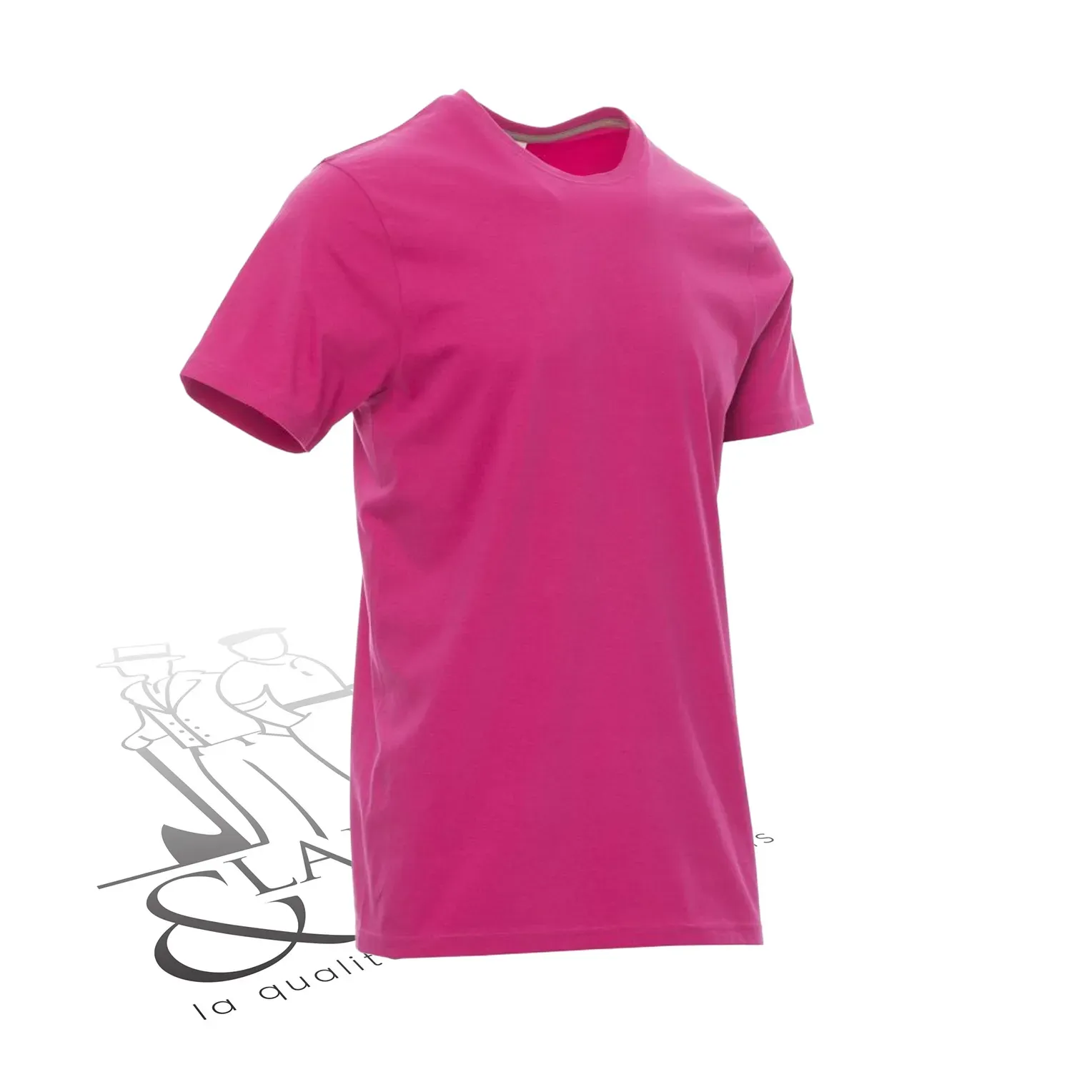 T-shirt de travail simple homme col rond