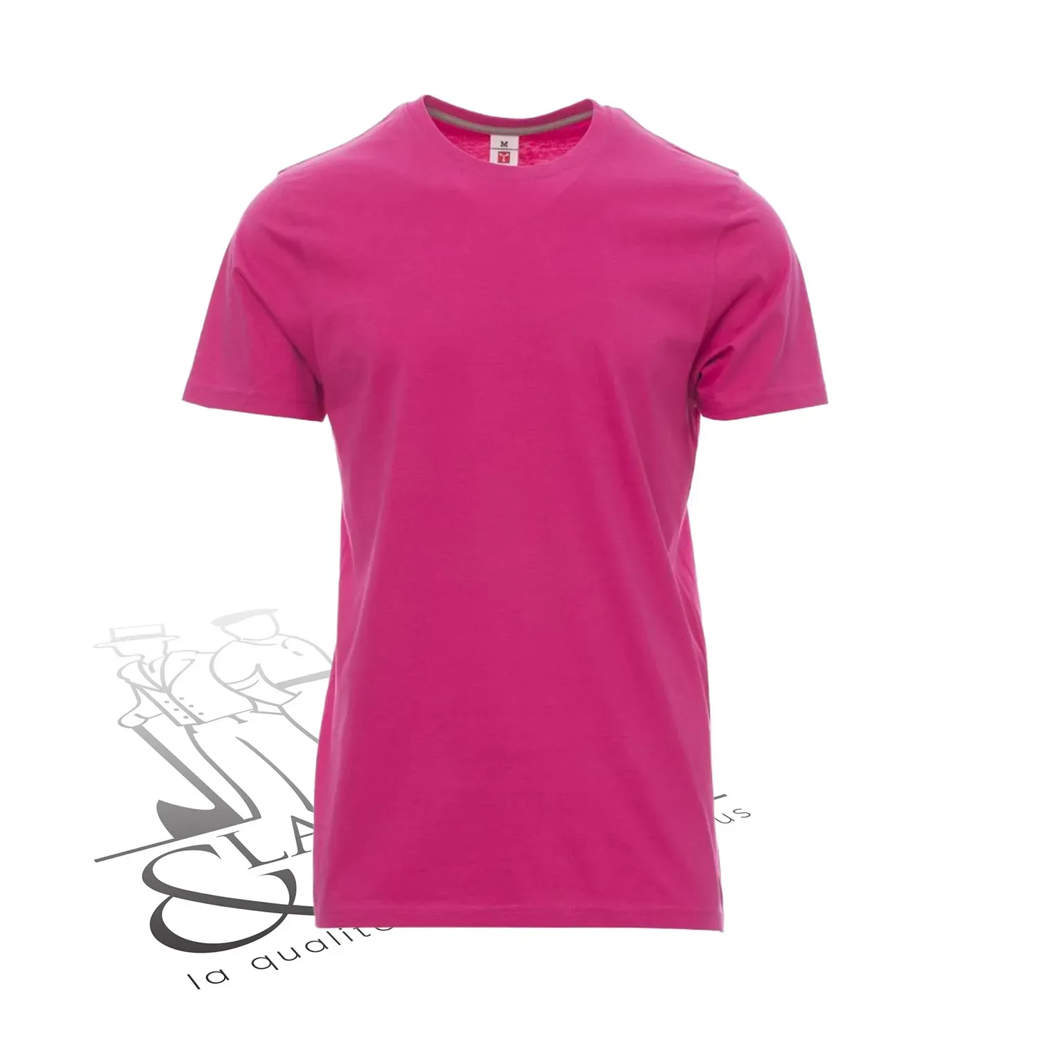 T-shirt de travail simple homme col rond