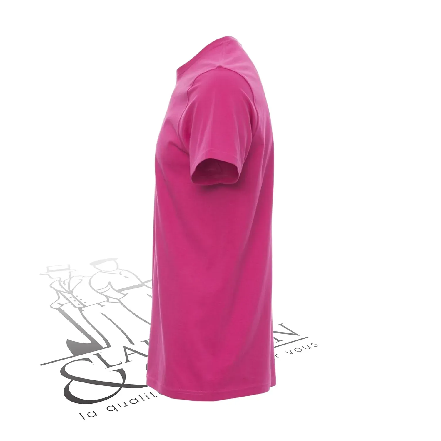 T-shirt de travail simple homme col rond