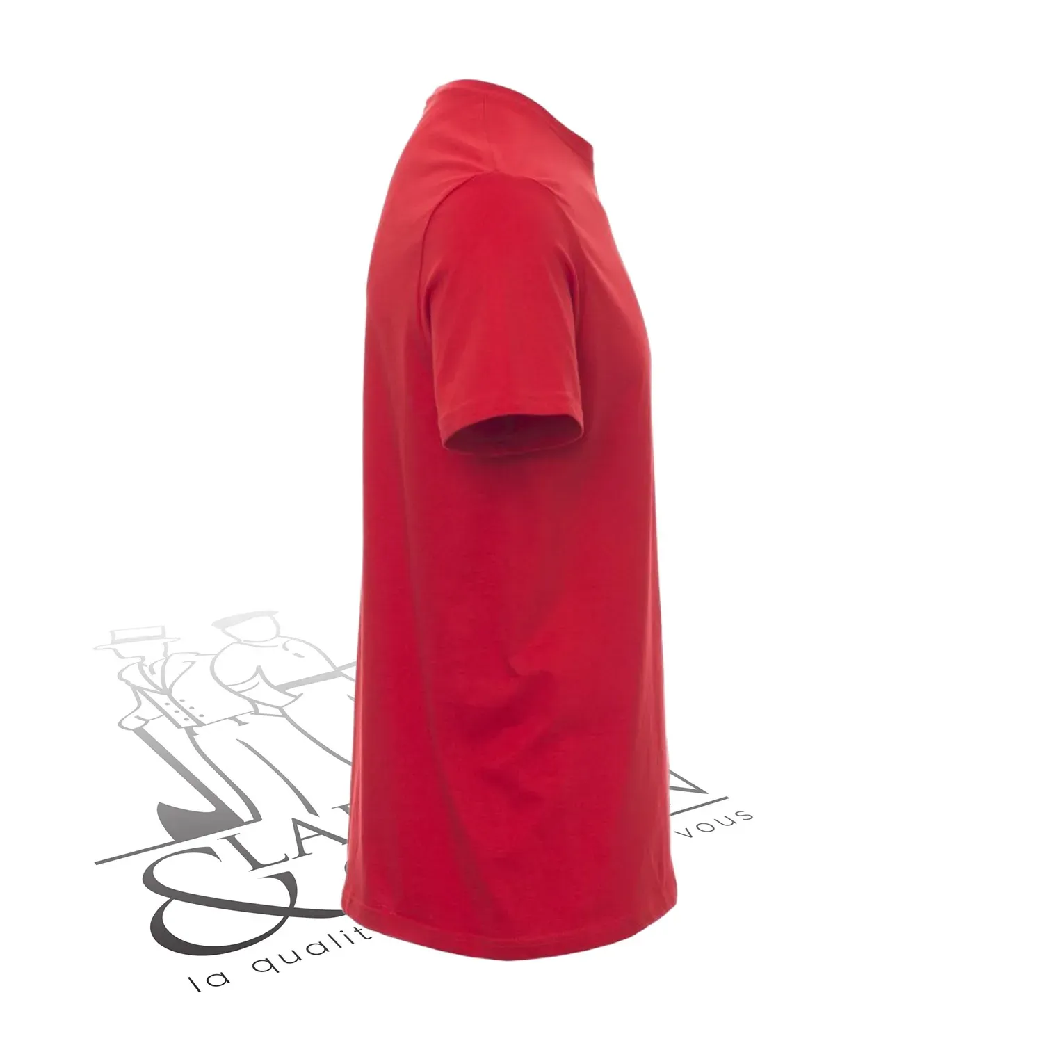 T-shirt de travail simple homme col rond