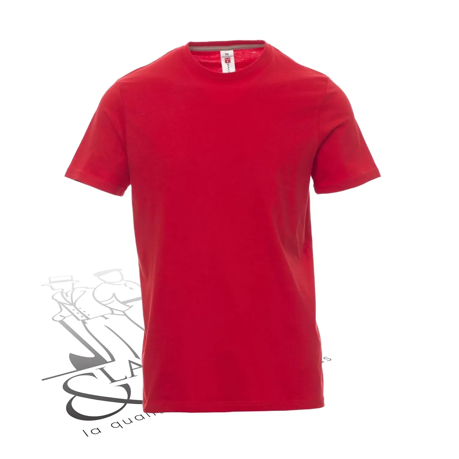 T-shirt de travail simple homme col rond